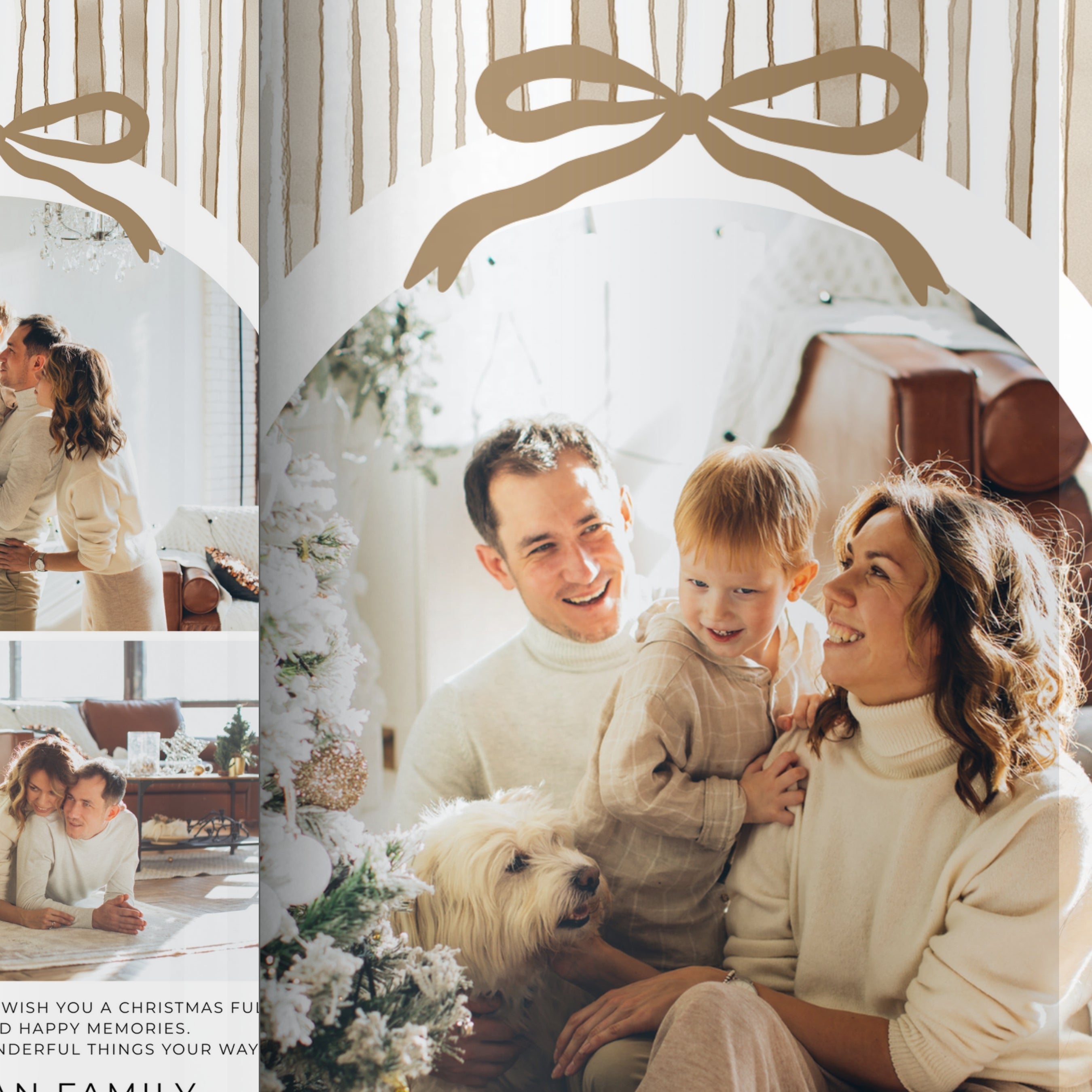 Christmas Card Photo Template