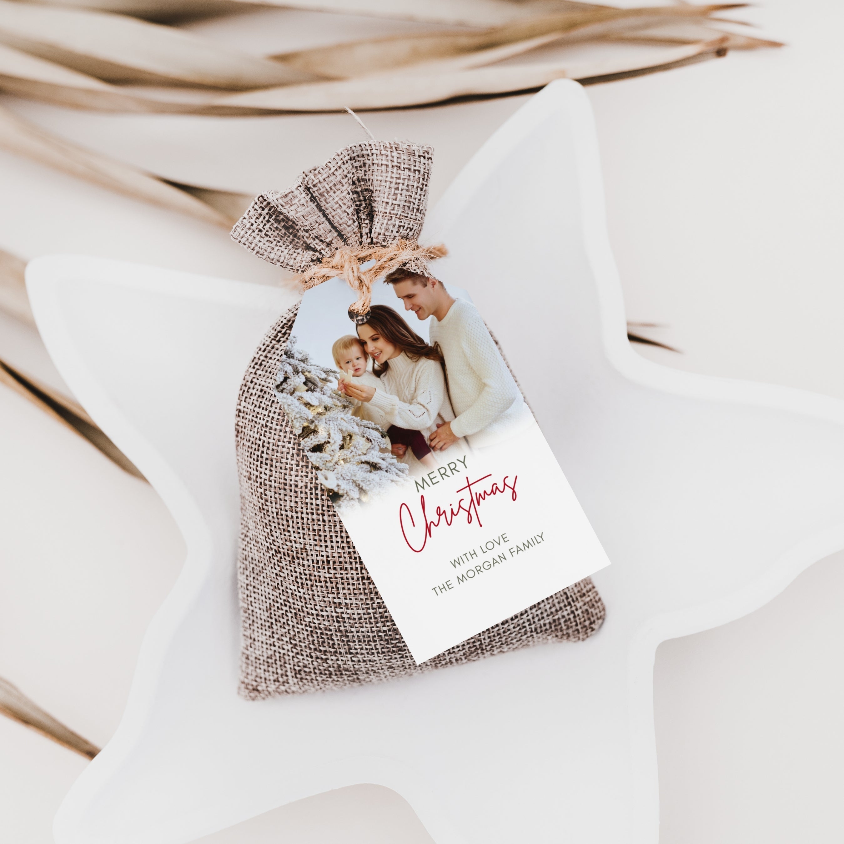 Christmas Favor Tag Template