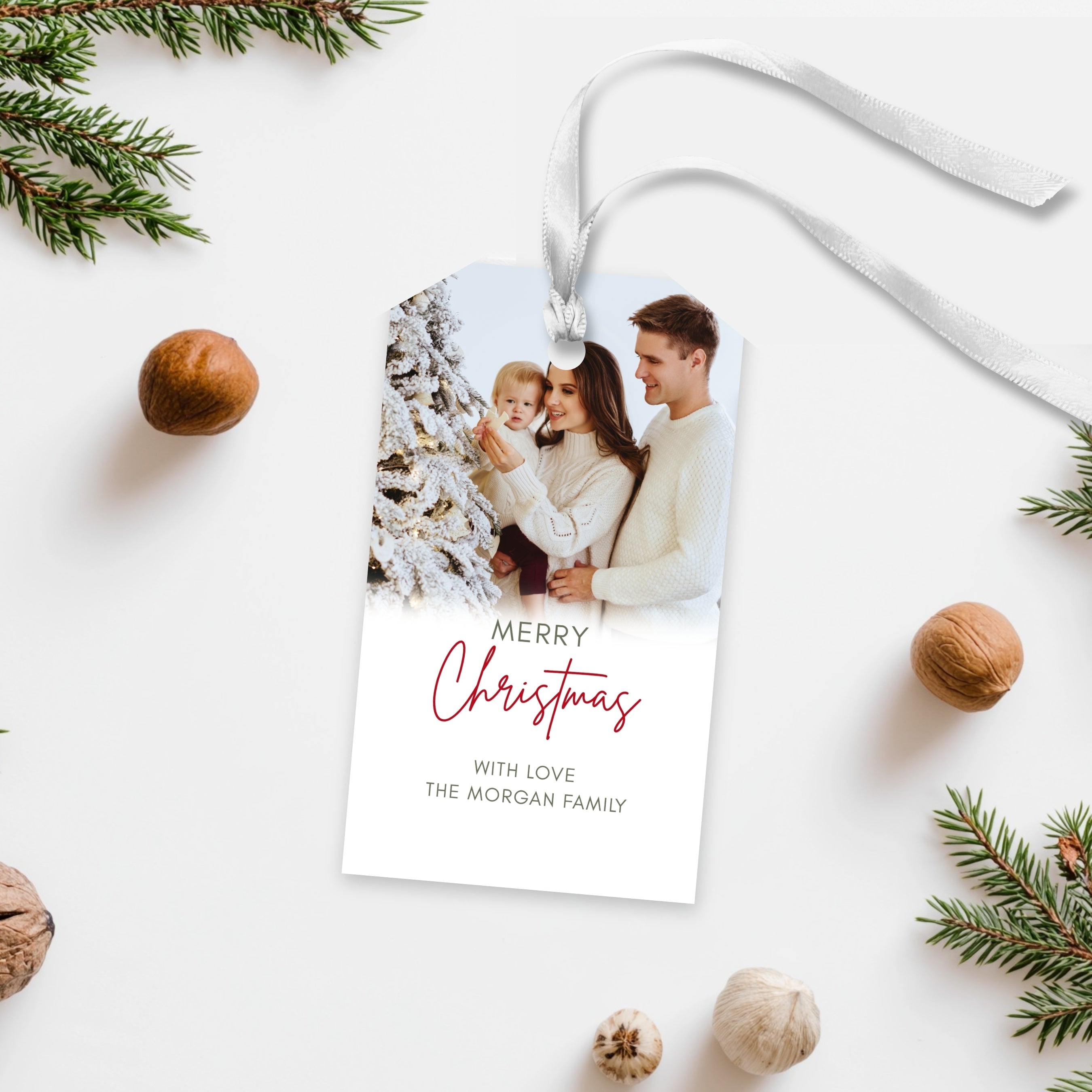 Christmas Favor Tag Template