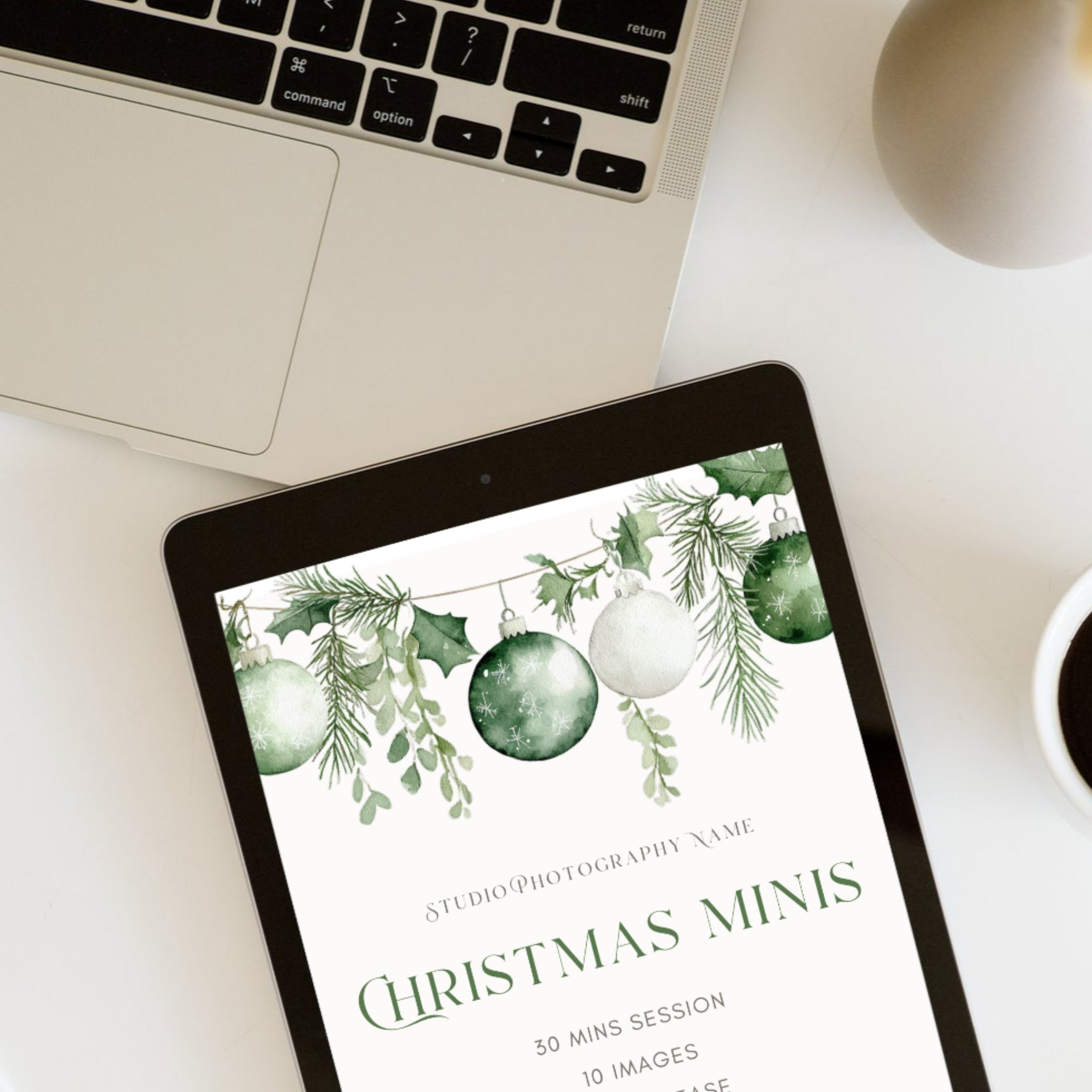 Christmas Mini Session Canva Template