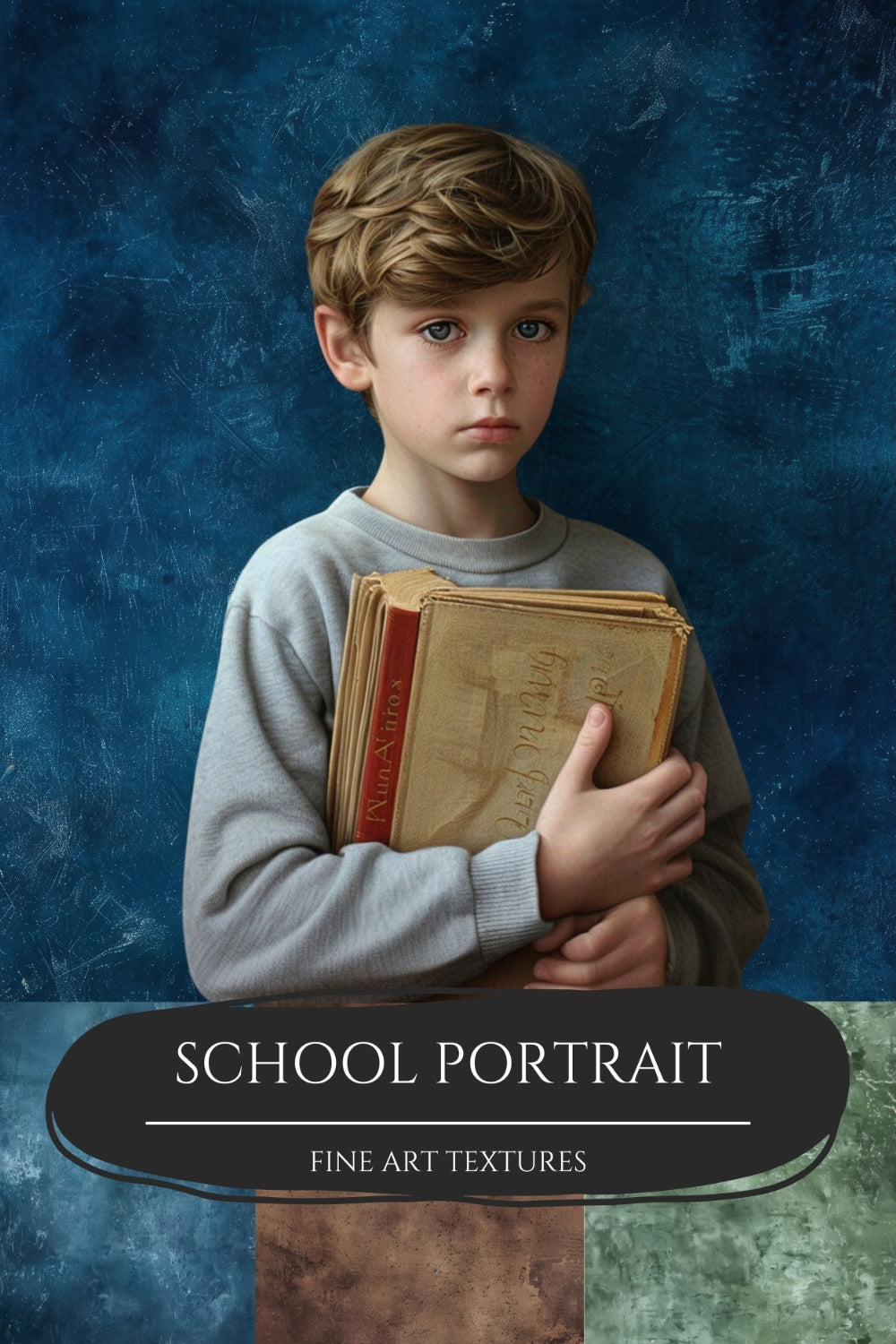 School Portrait Fine Art Textures