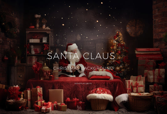 Santa Claus Digital Background
