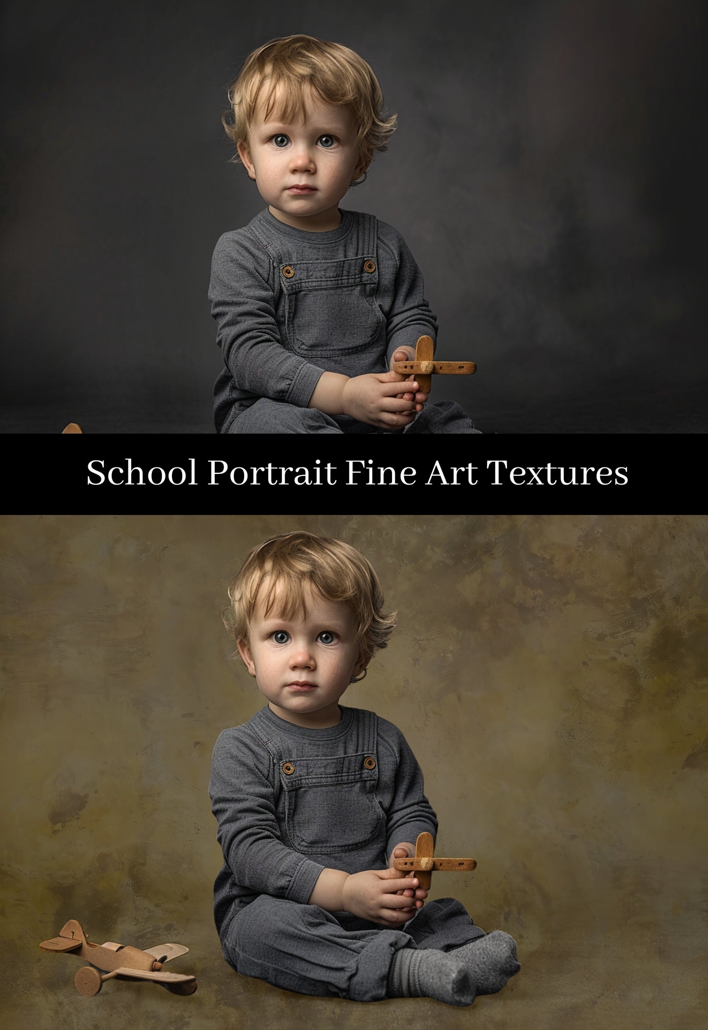 School Portrait Fine Art Textures