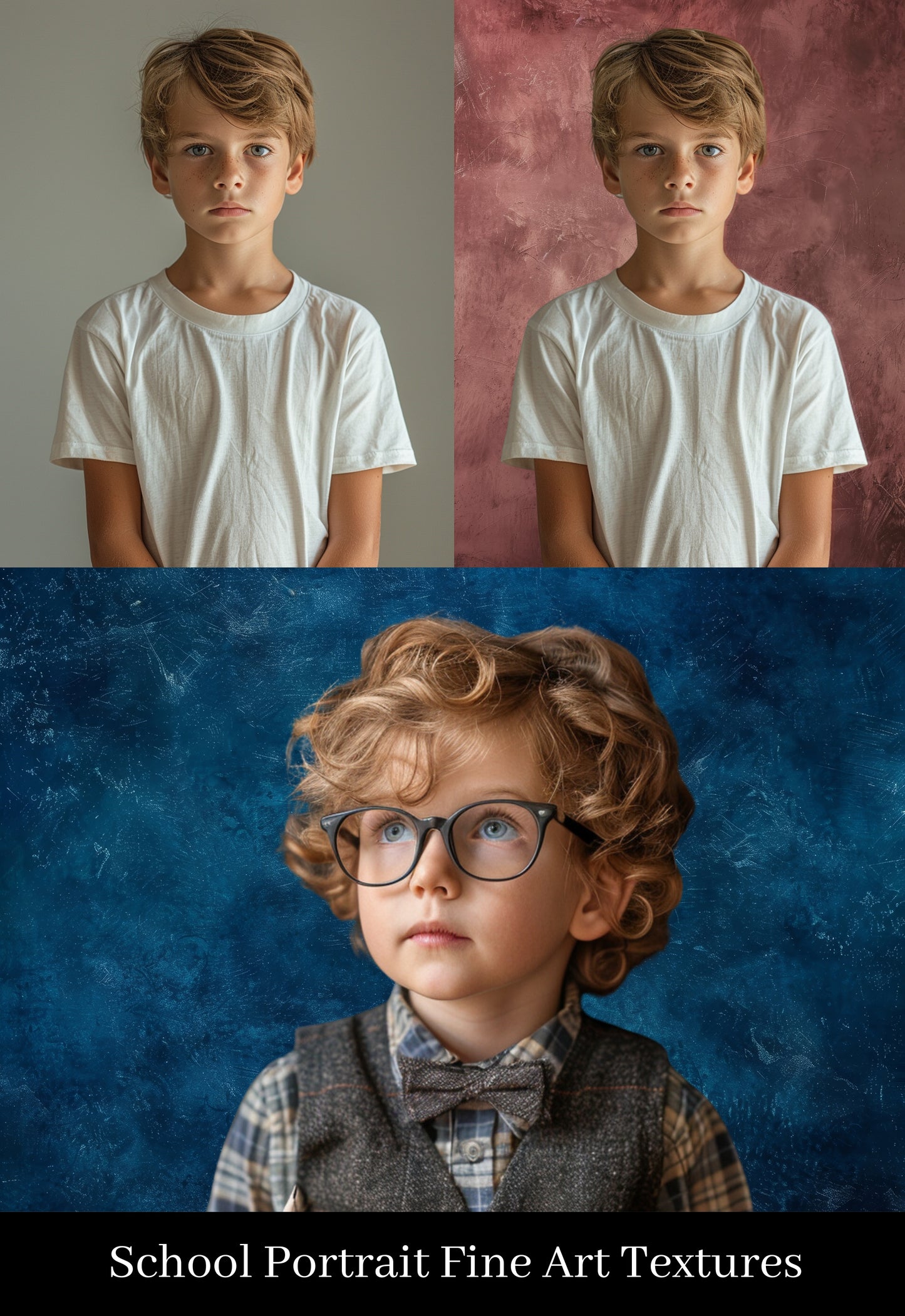 School Portrait Fine Art Textures