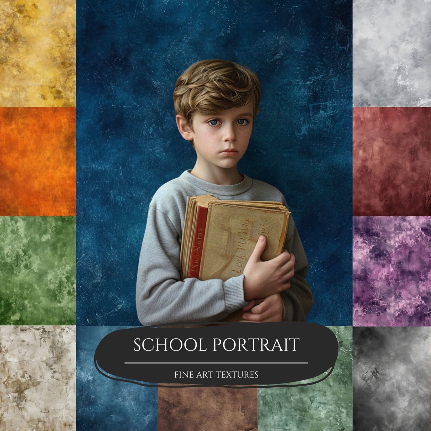 School Portrait Fine Art Textures