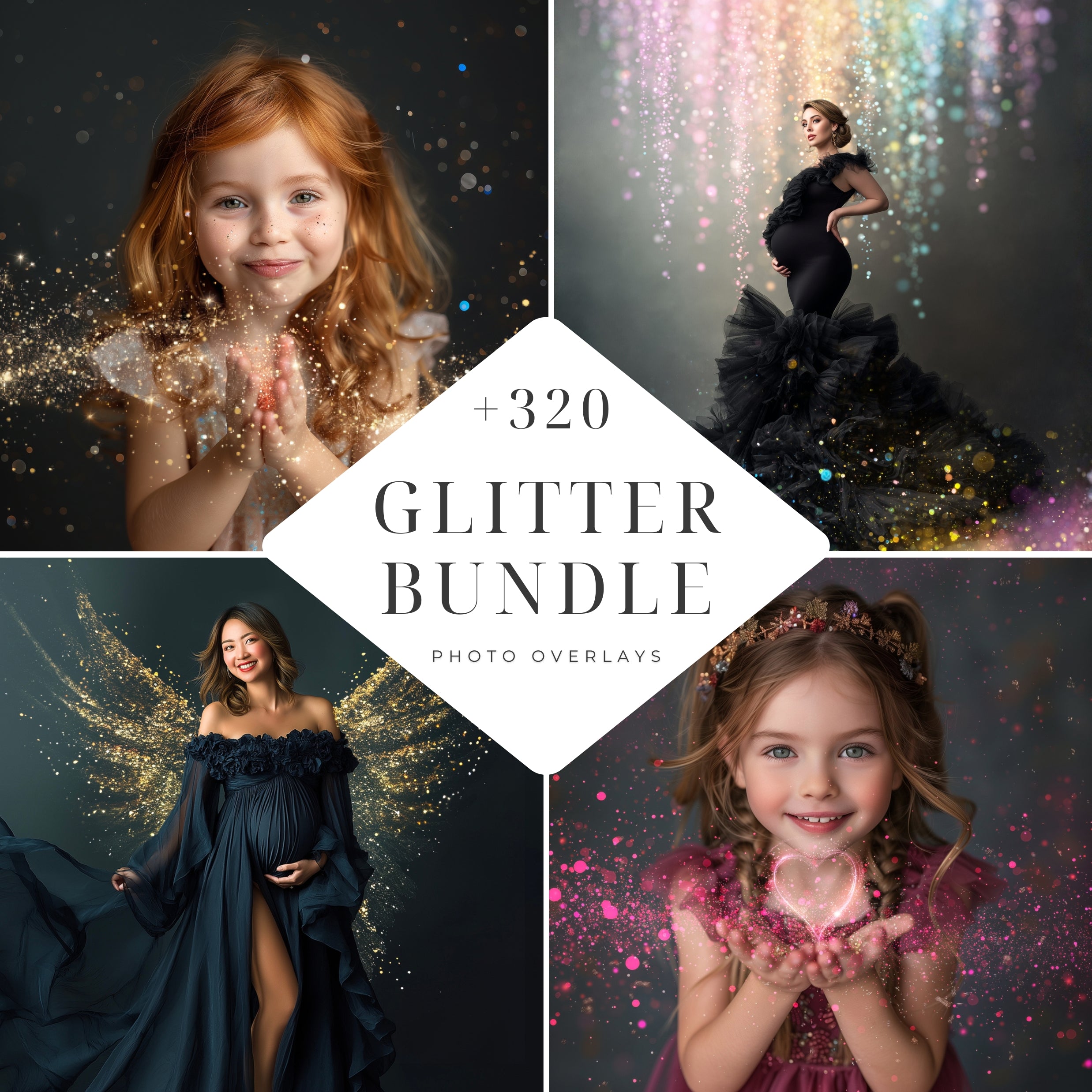 320+ Glitter Photo Overlays Bundle Offer