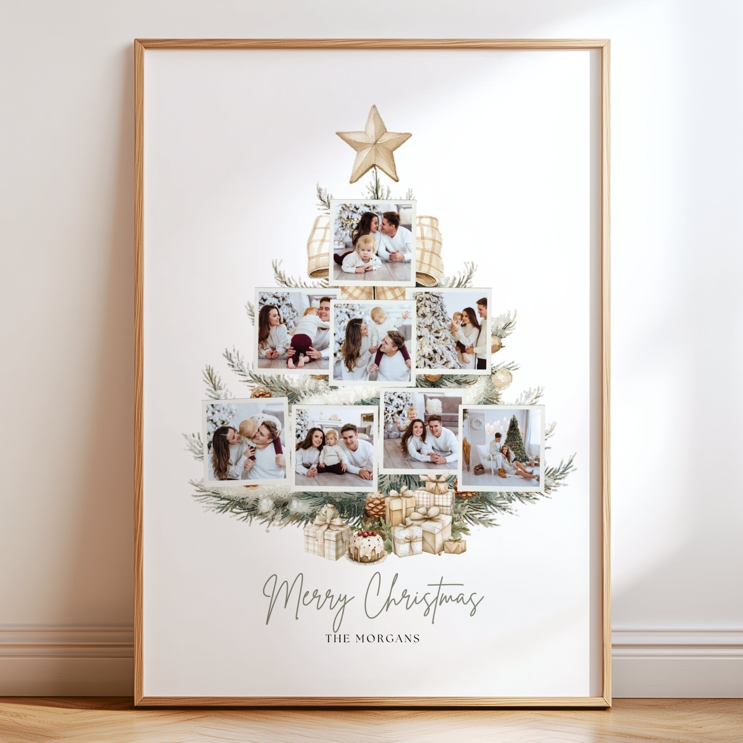 Christmas Tree Poster Photo Template