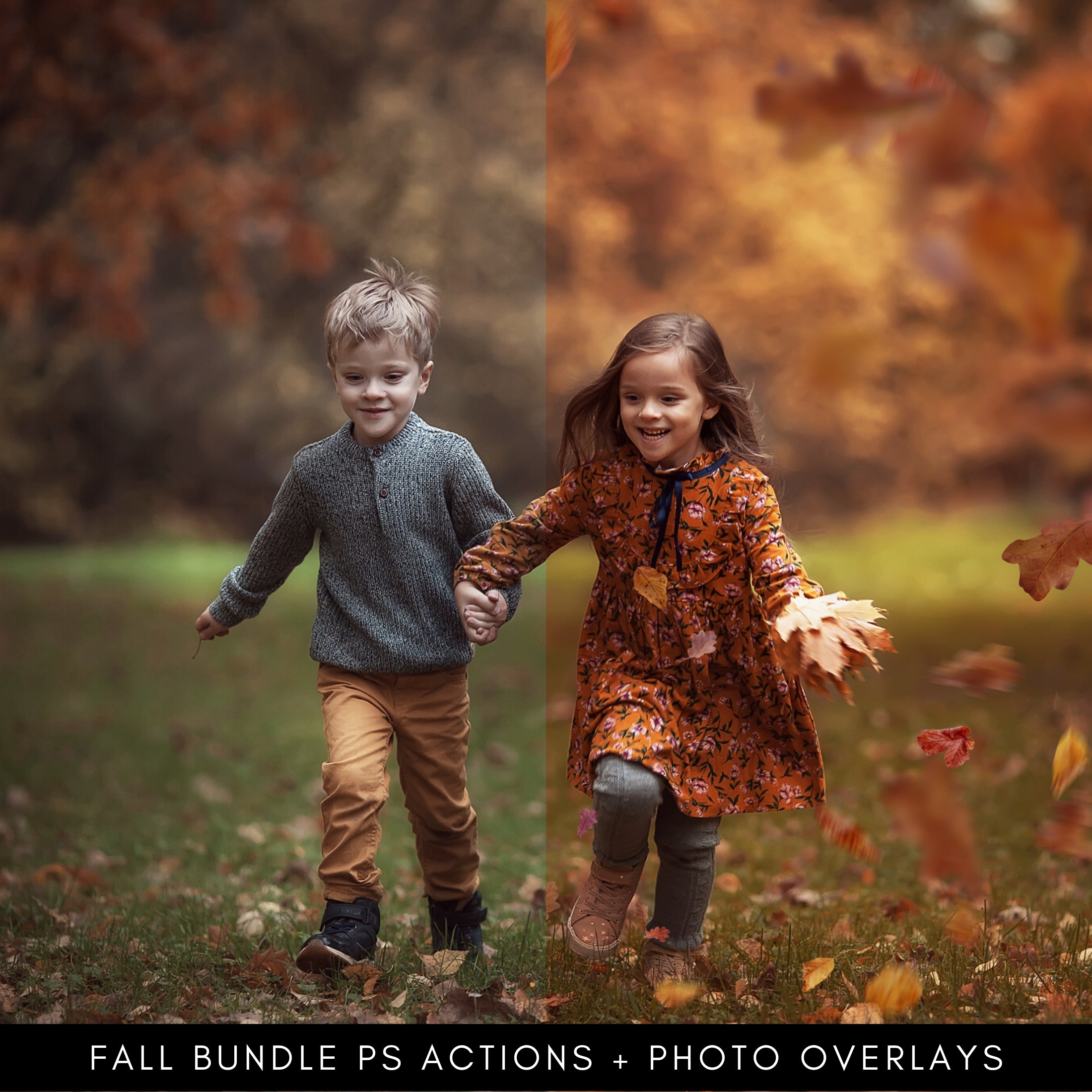 Fall Photoshop Actions and Overlays Bundle Offer
