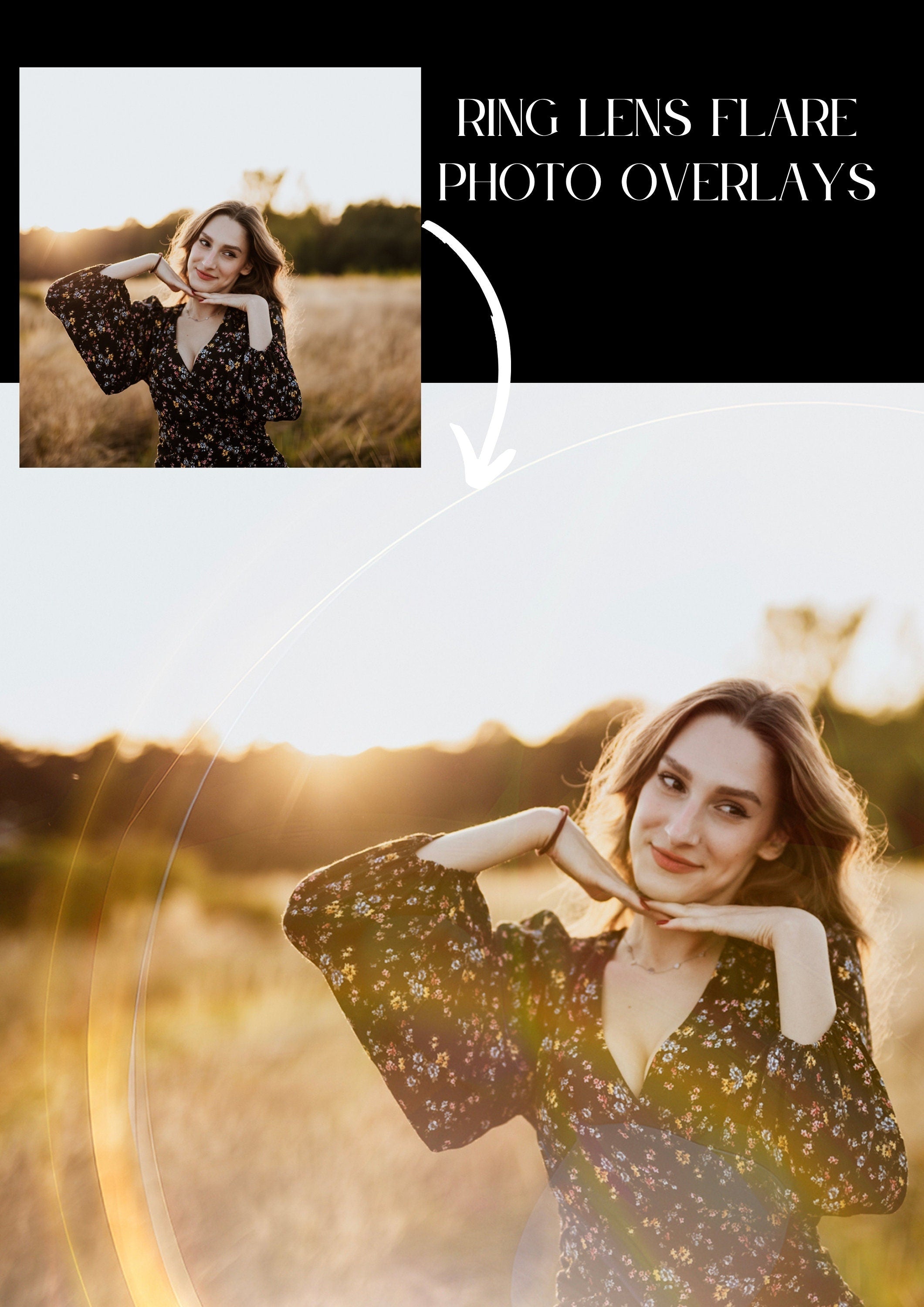 Ring Lens Flare Photo Overlays