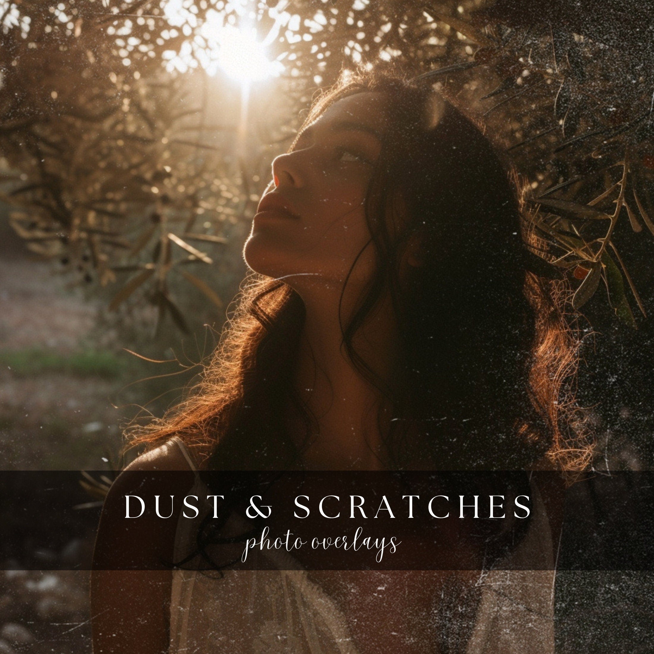 Vintage Film Dust & Scratches Photo Overlays