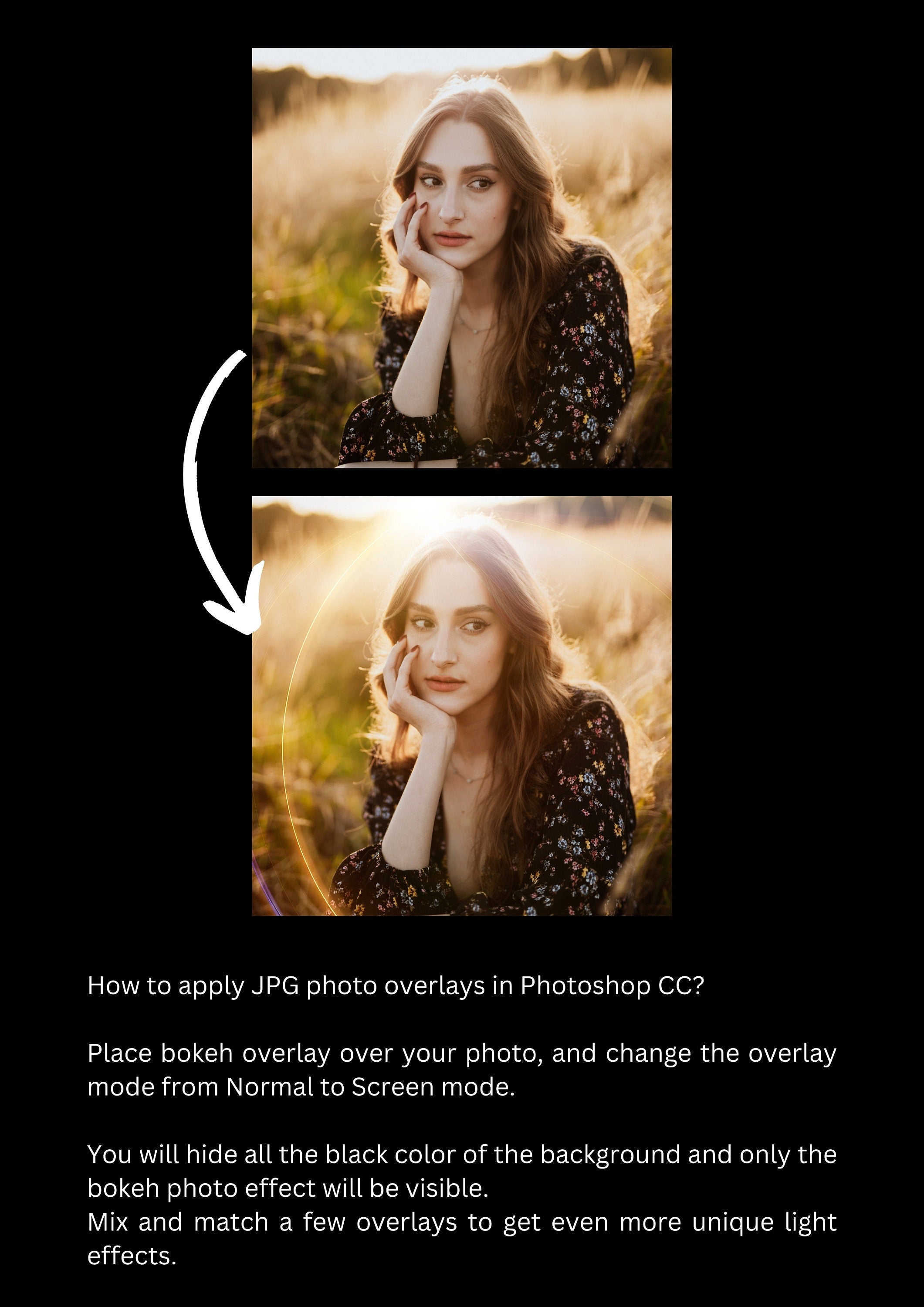 Ring Lens Flare Photo Overlays
