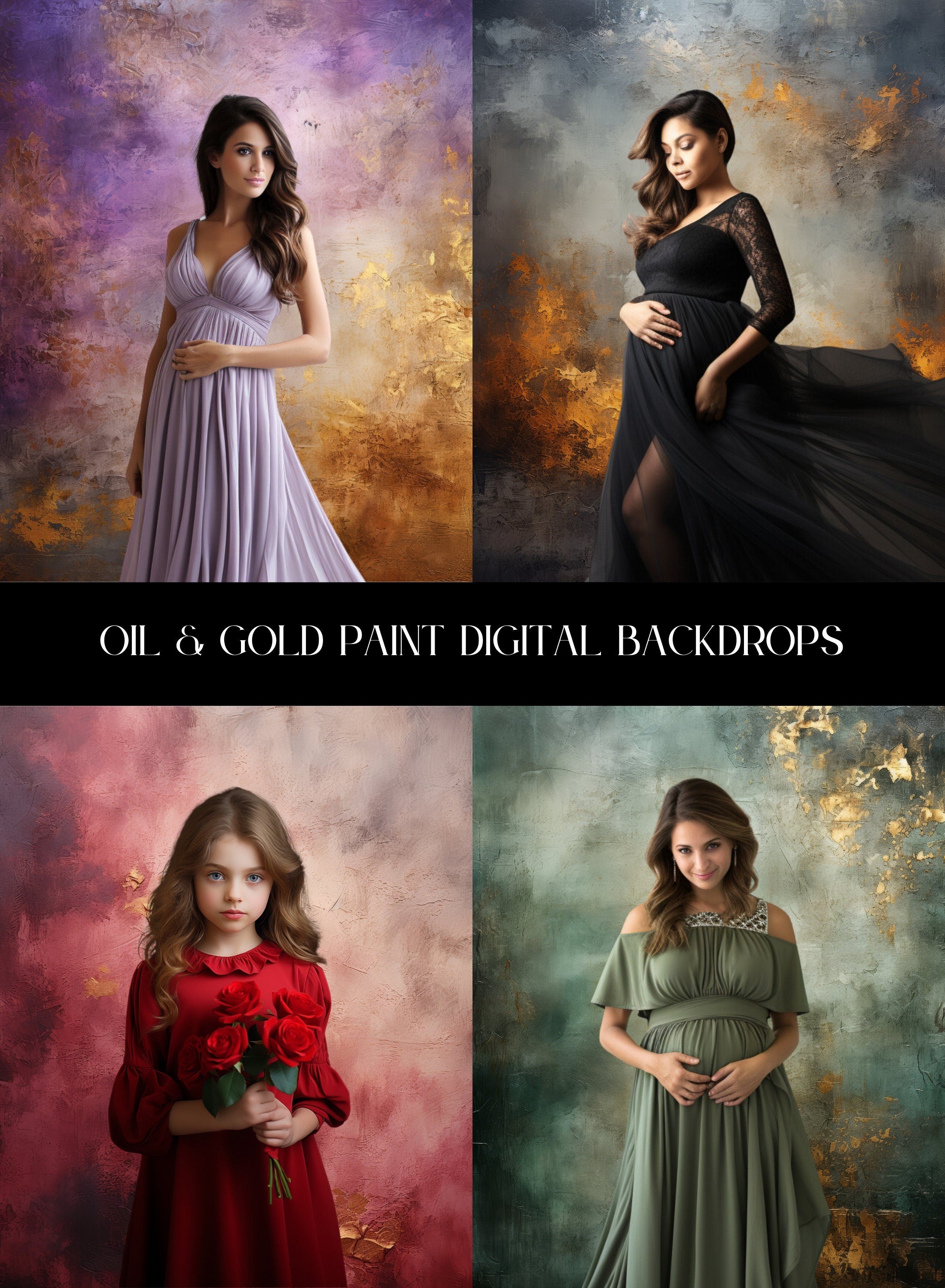 Gold Oil Fine Art Textures