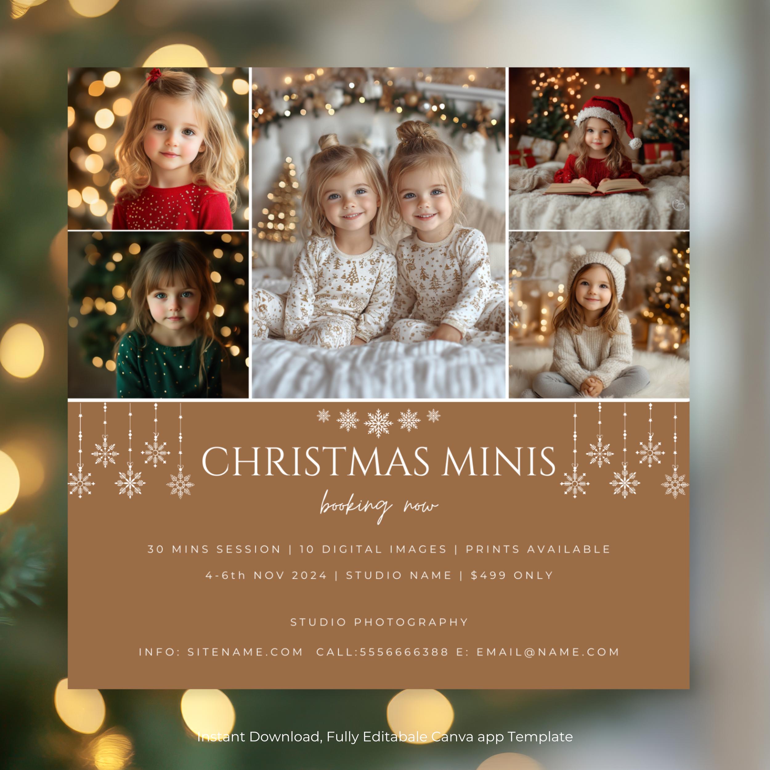 Christmas Mini Session Template