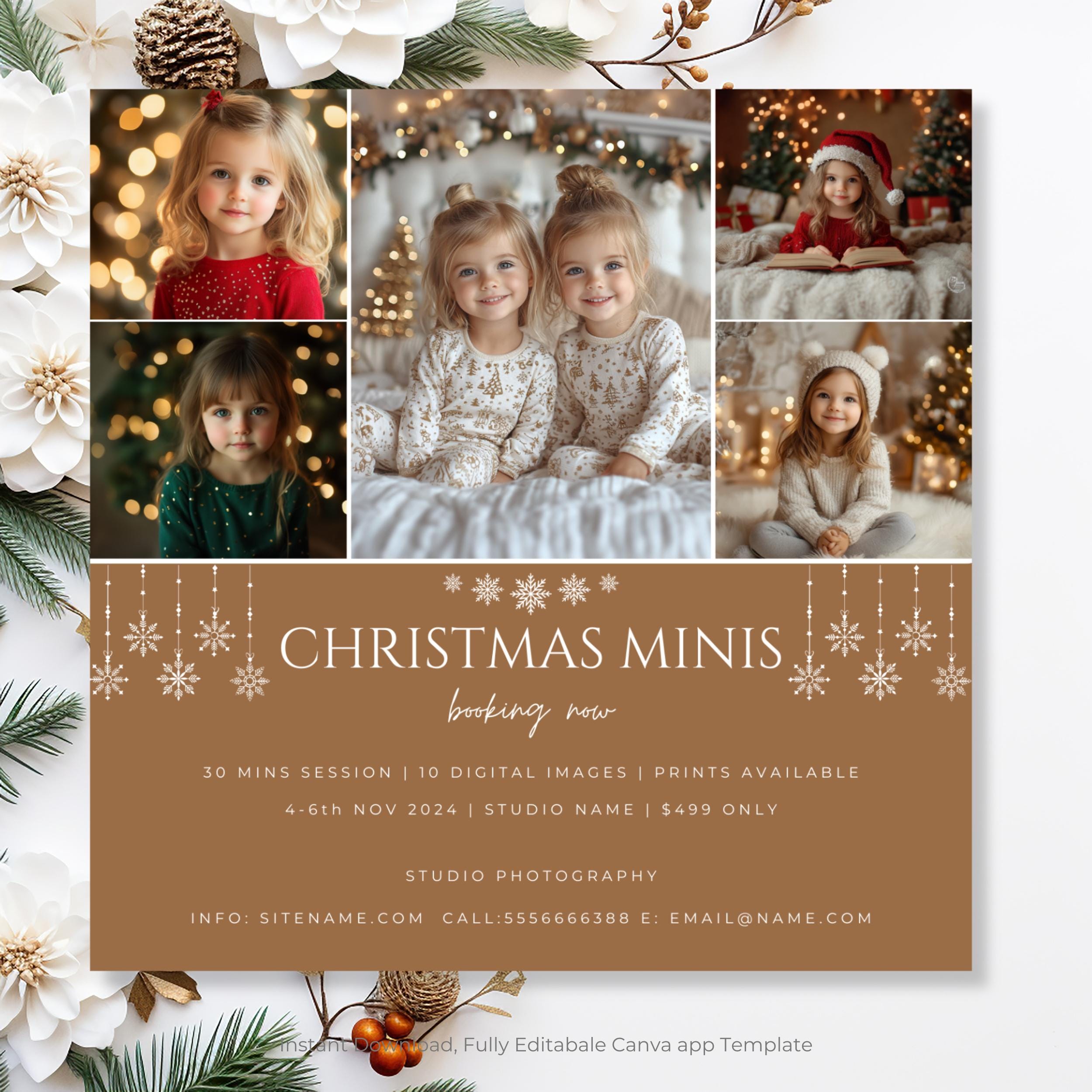 Christmas Mini Session Template
