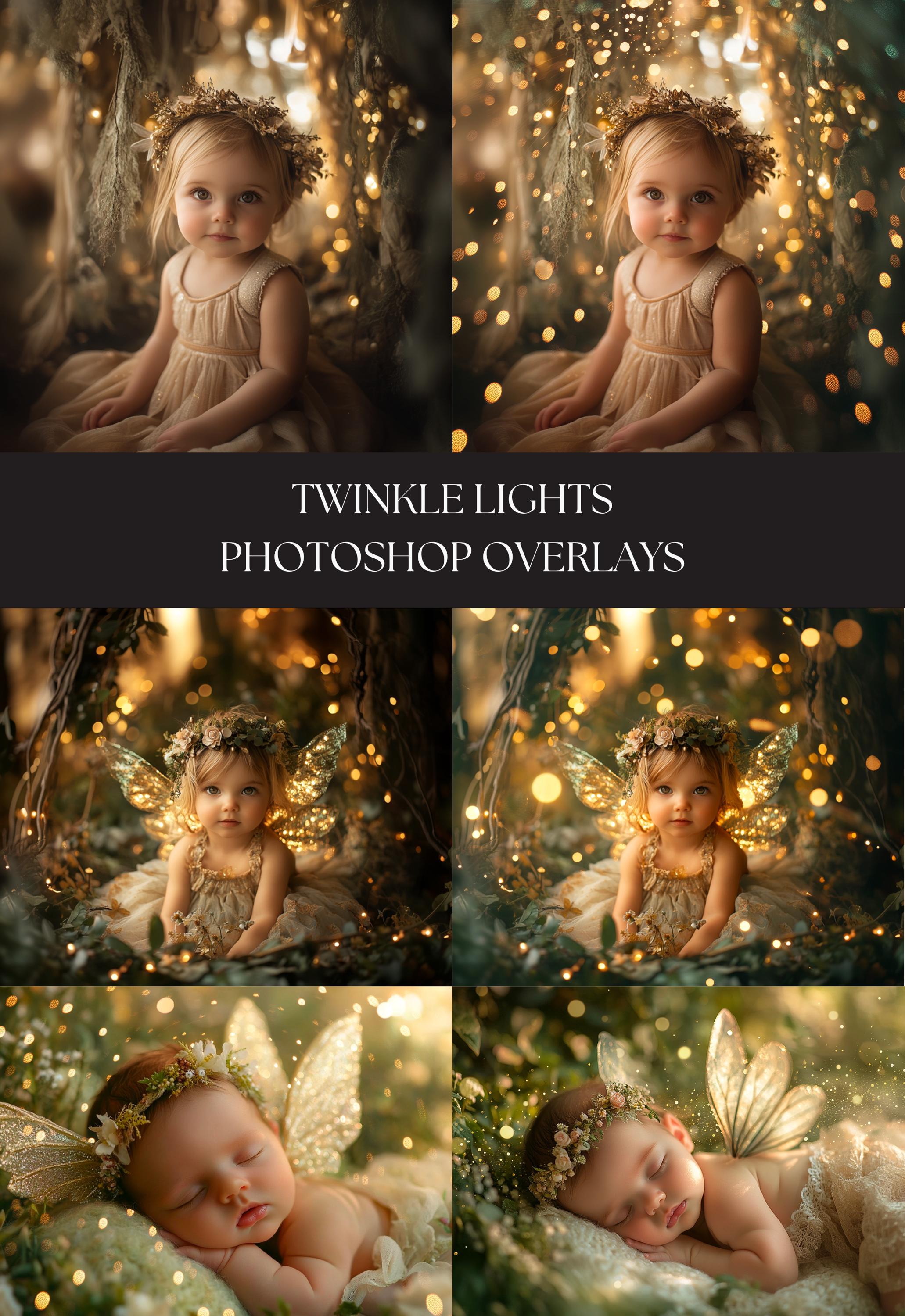 Twinkle Lights Photo Overlays