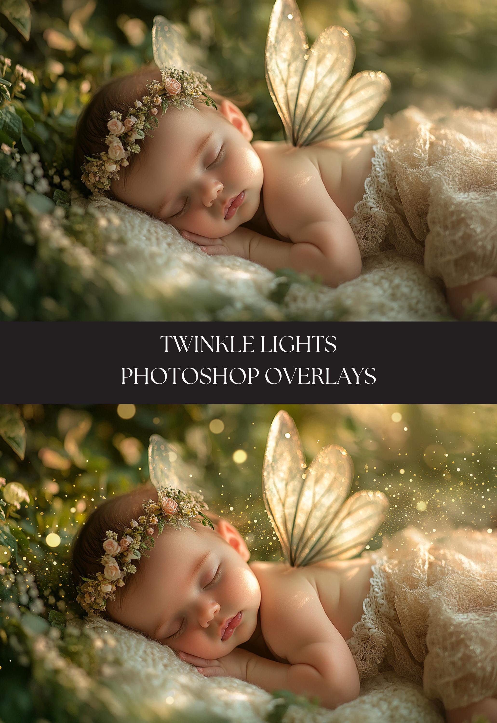 Twinkle Lights Photo Overlays