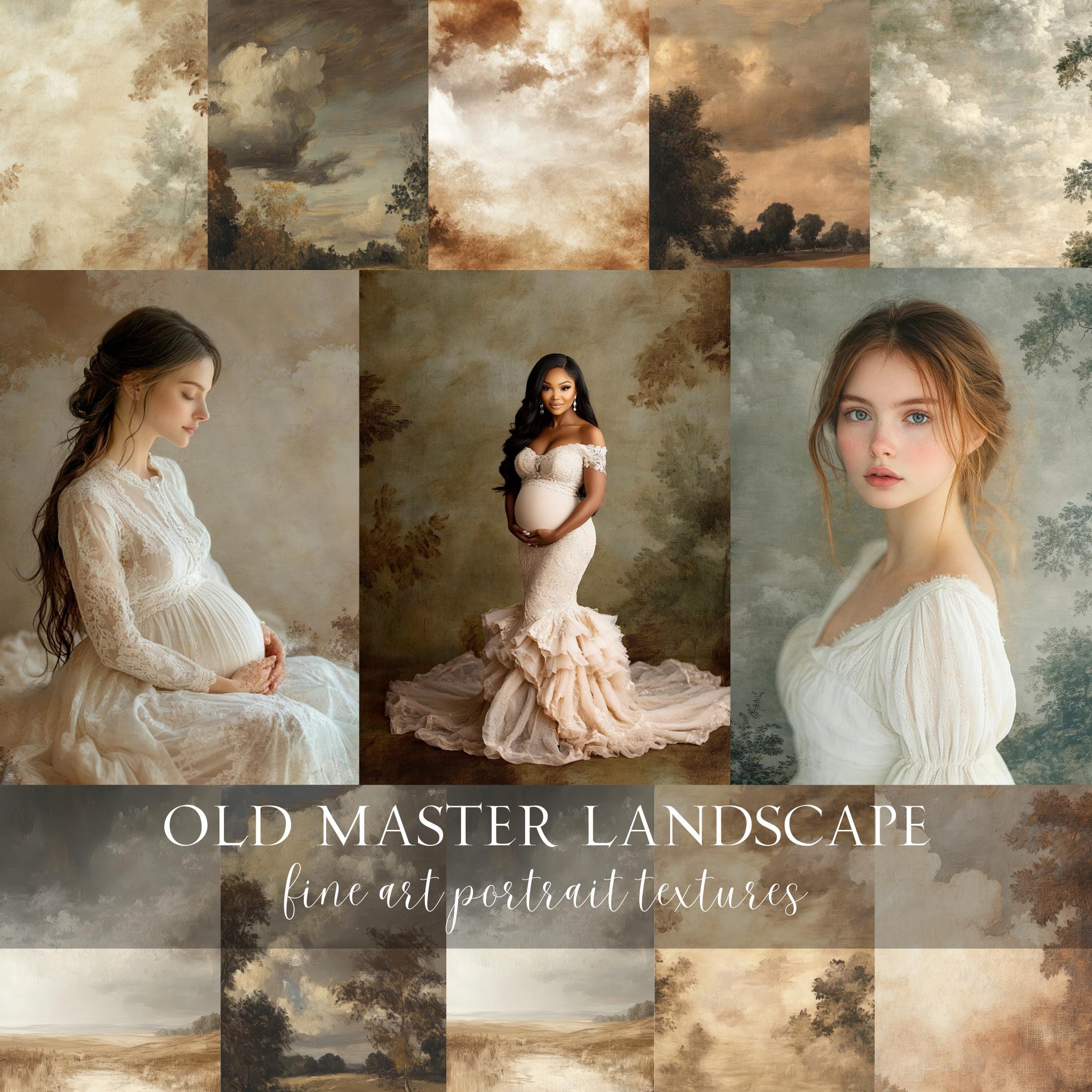 Old Master Landscape Fine Art Textures