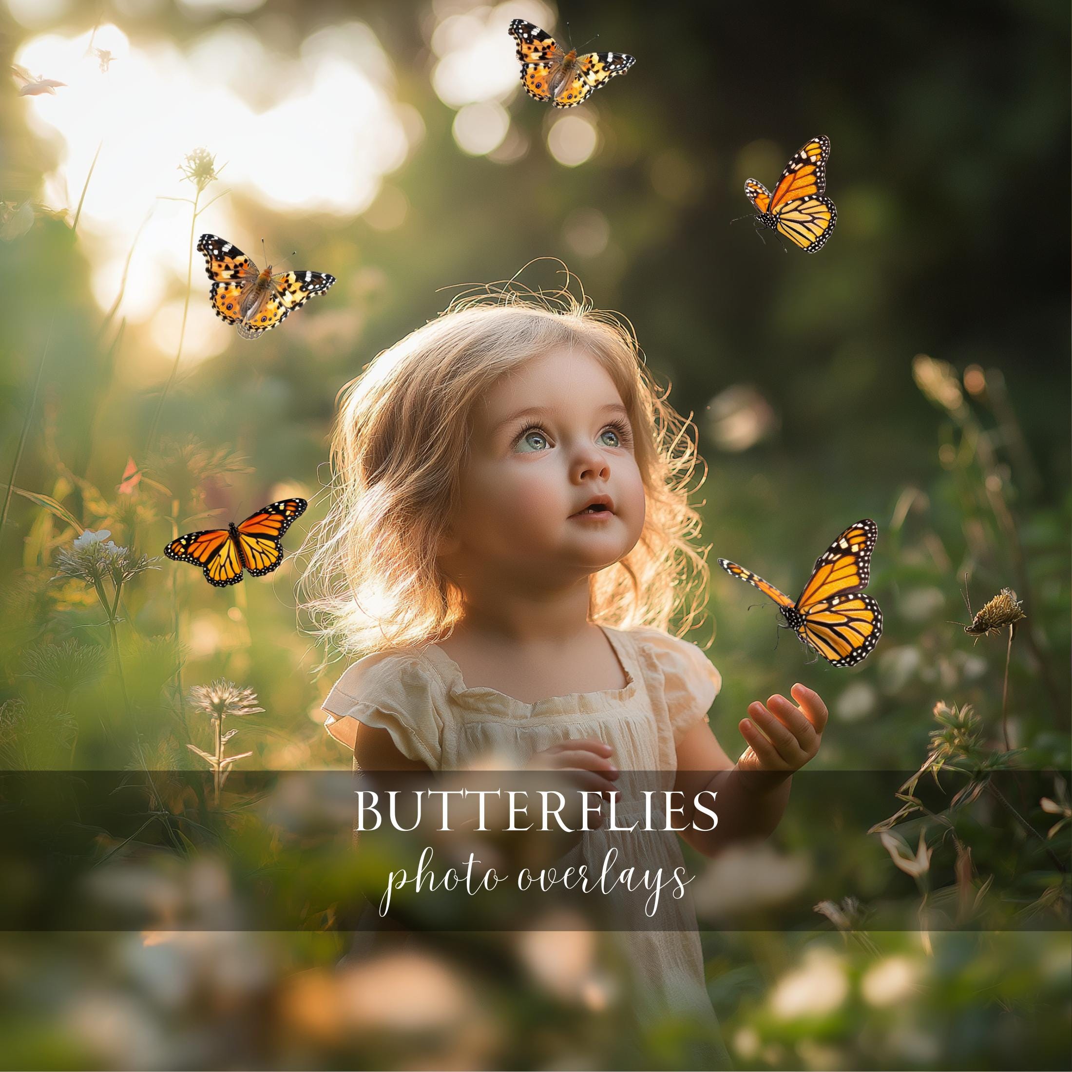 Monarch Butterfly Photo Overlays