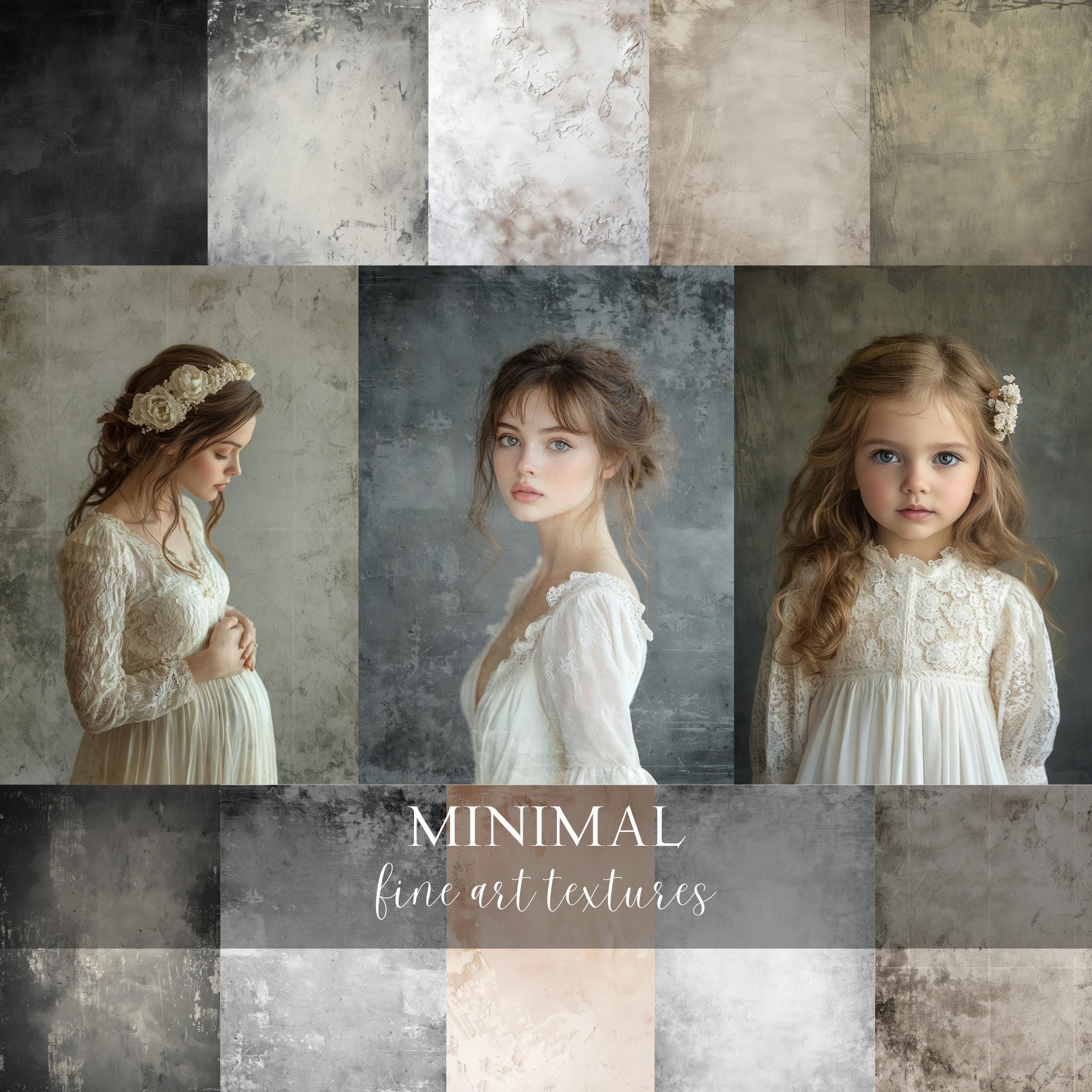 Minimal Grey Fine Art Textures