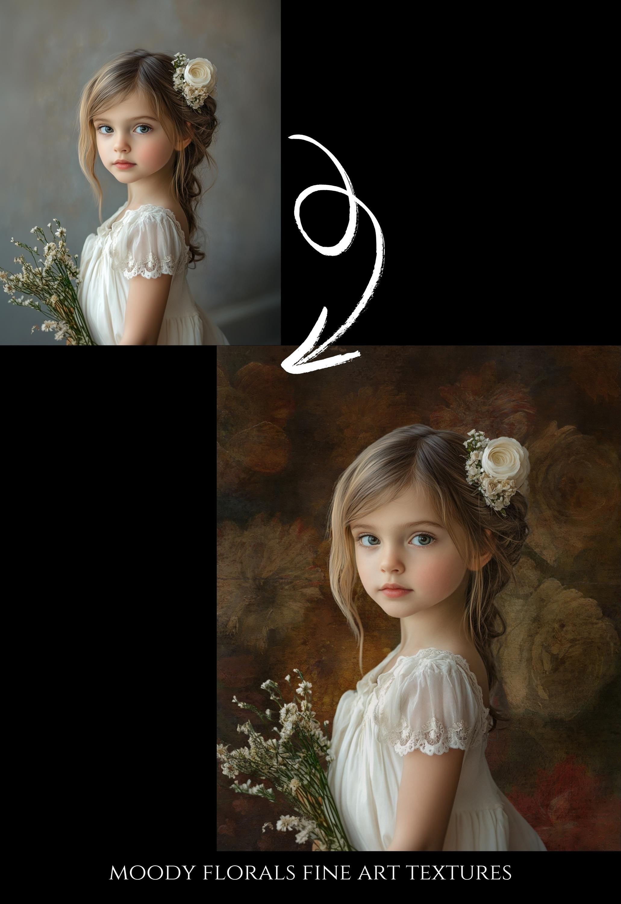 Moody Florals Fine Art Textures