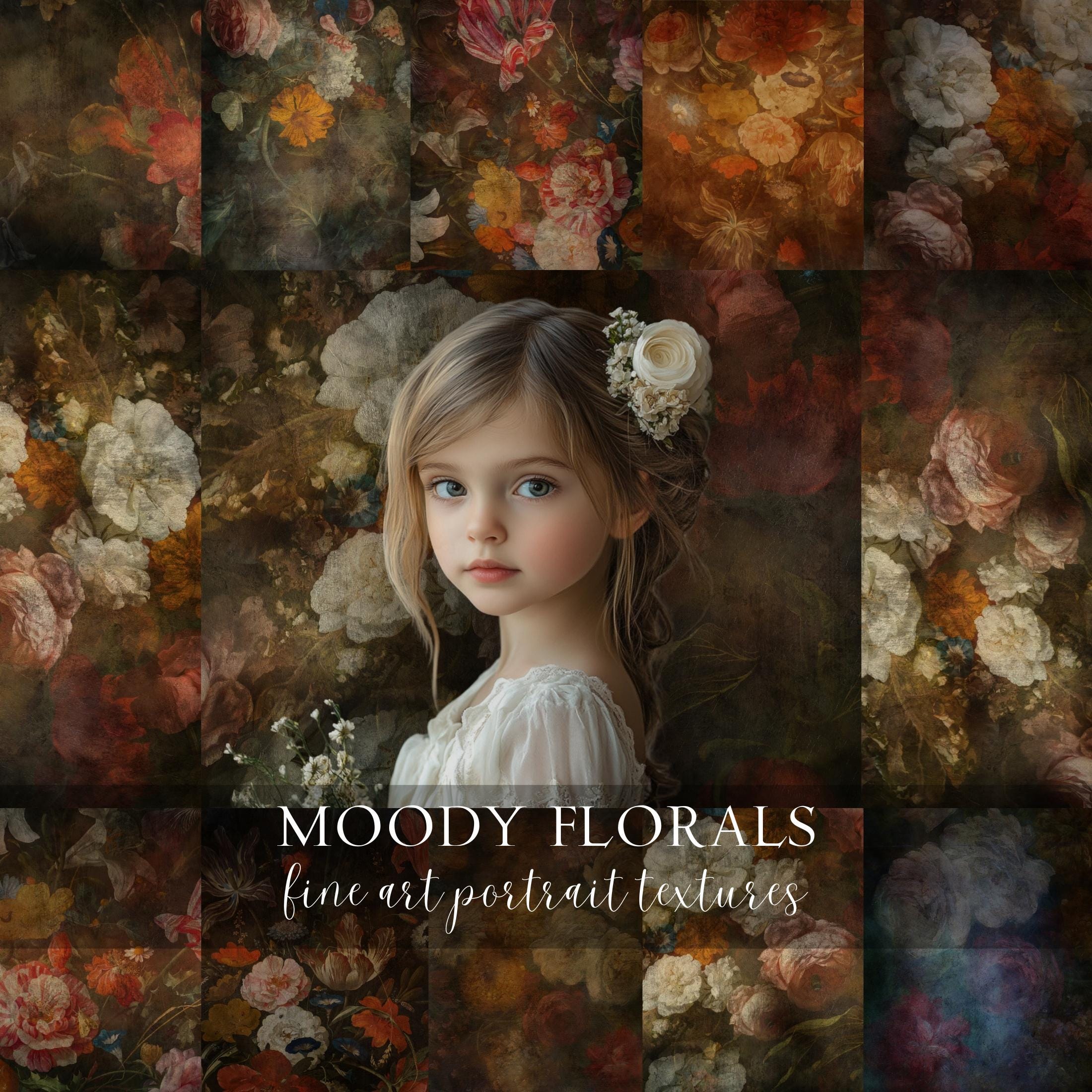 Moody Florals Fine Art Textures