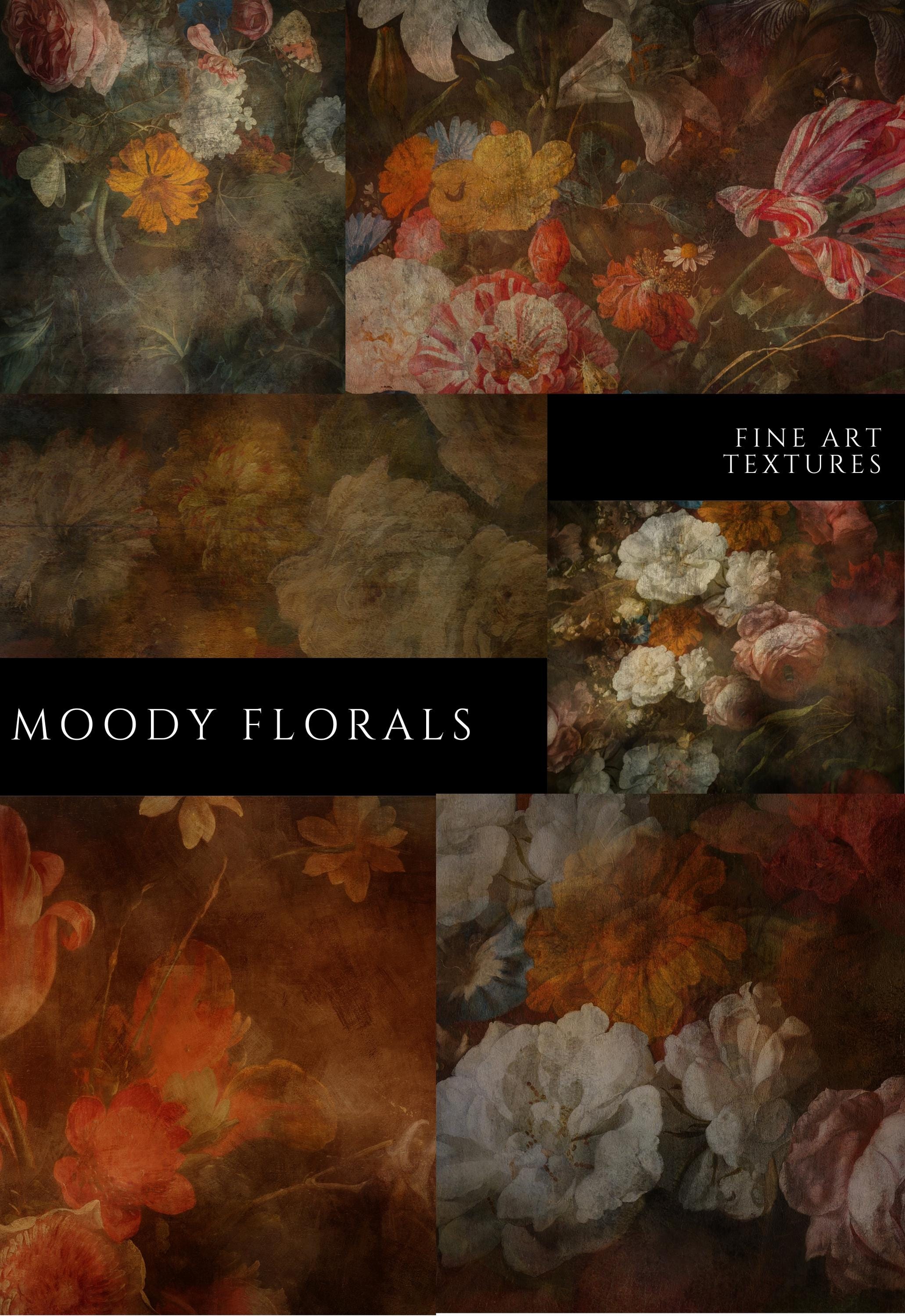 Moody Florals Fine Art Textures
