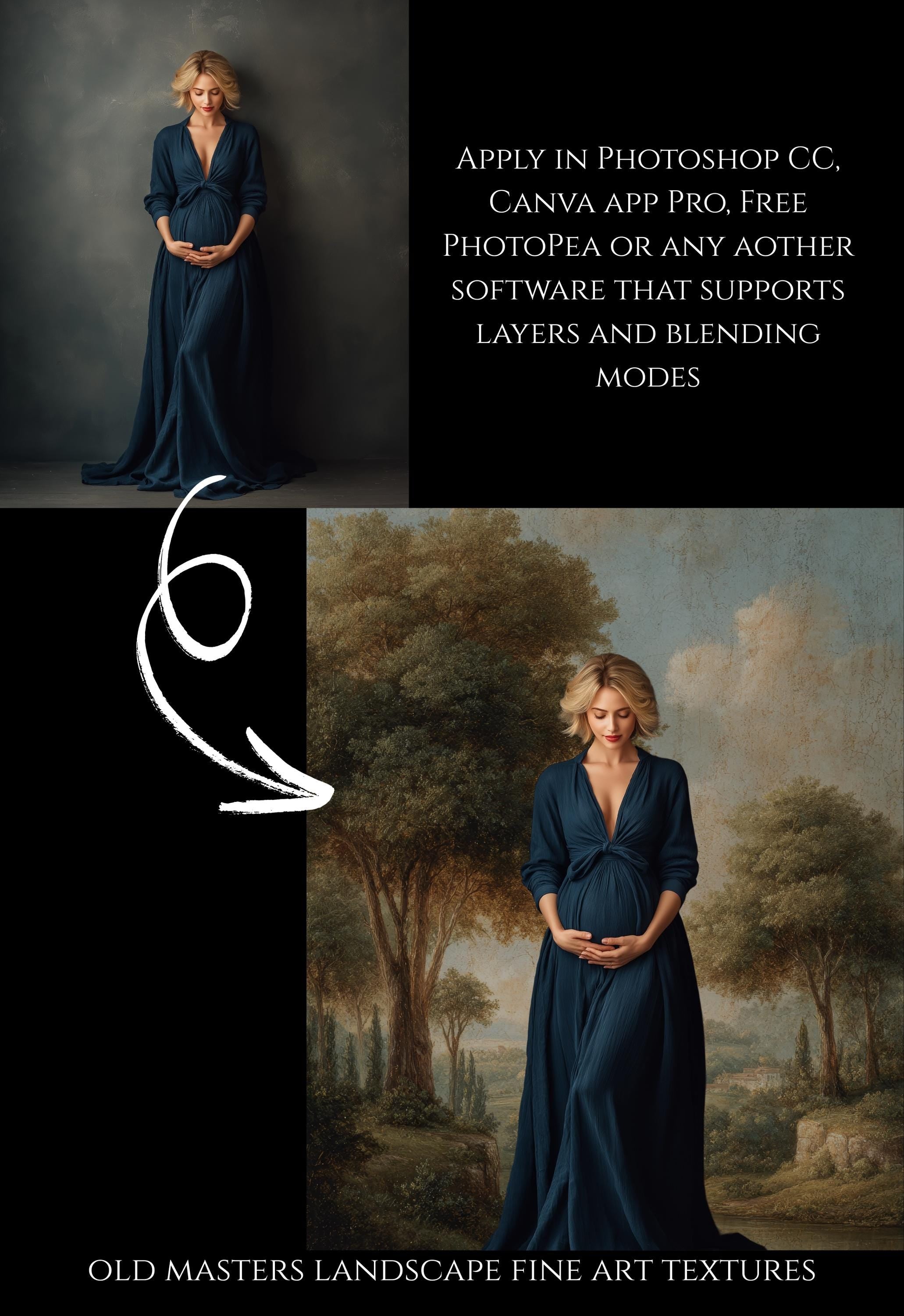 Old Master Landscape Fine Art Textures