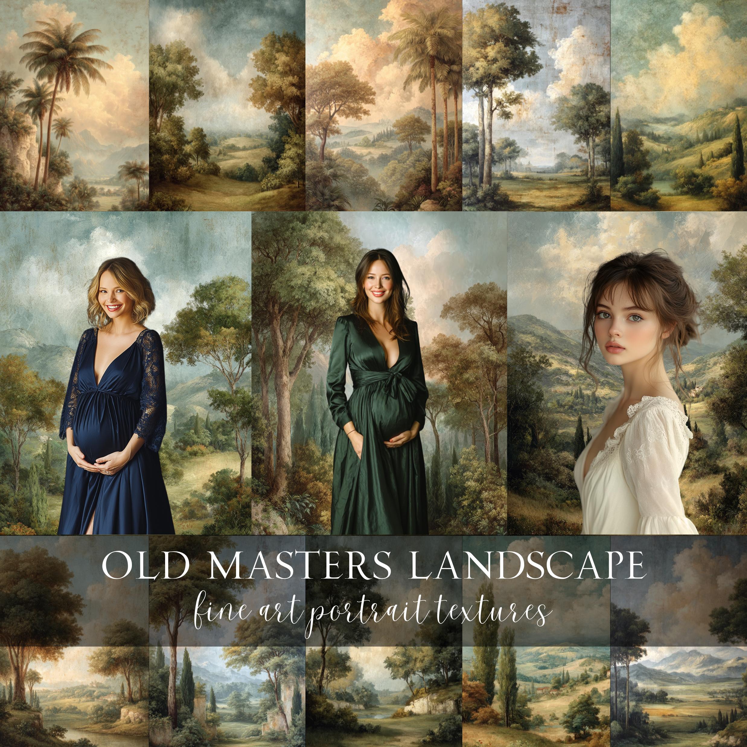 Old Master Landscape Fine Art Textures