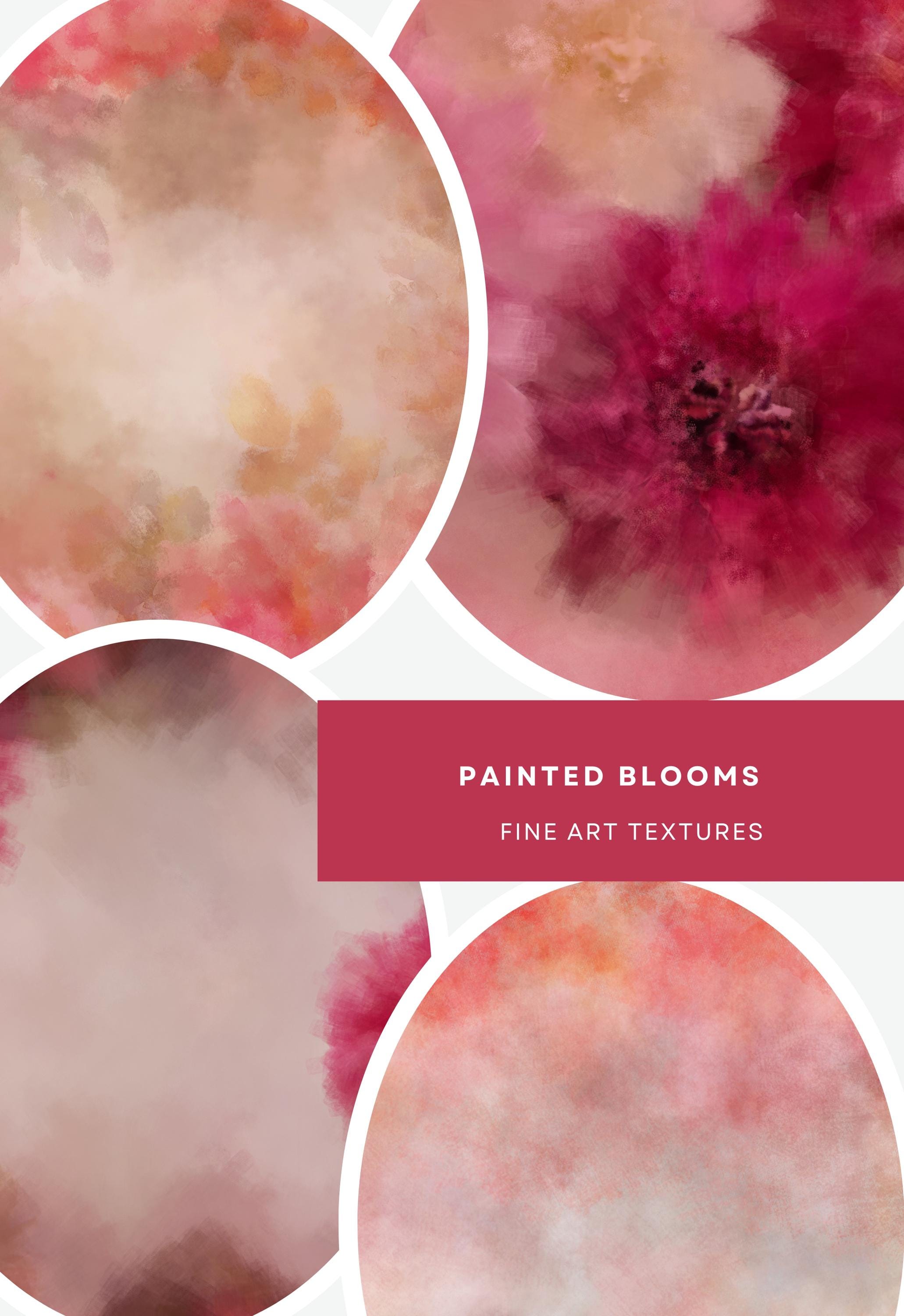 Painted Florals Fine Art Textures