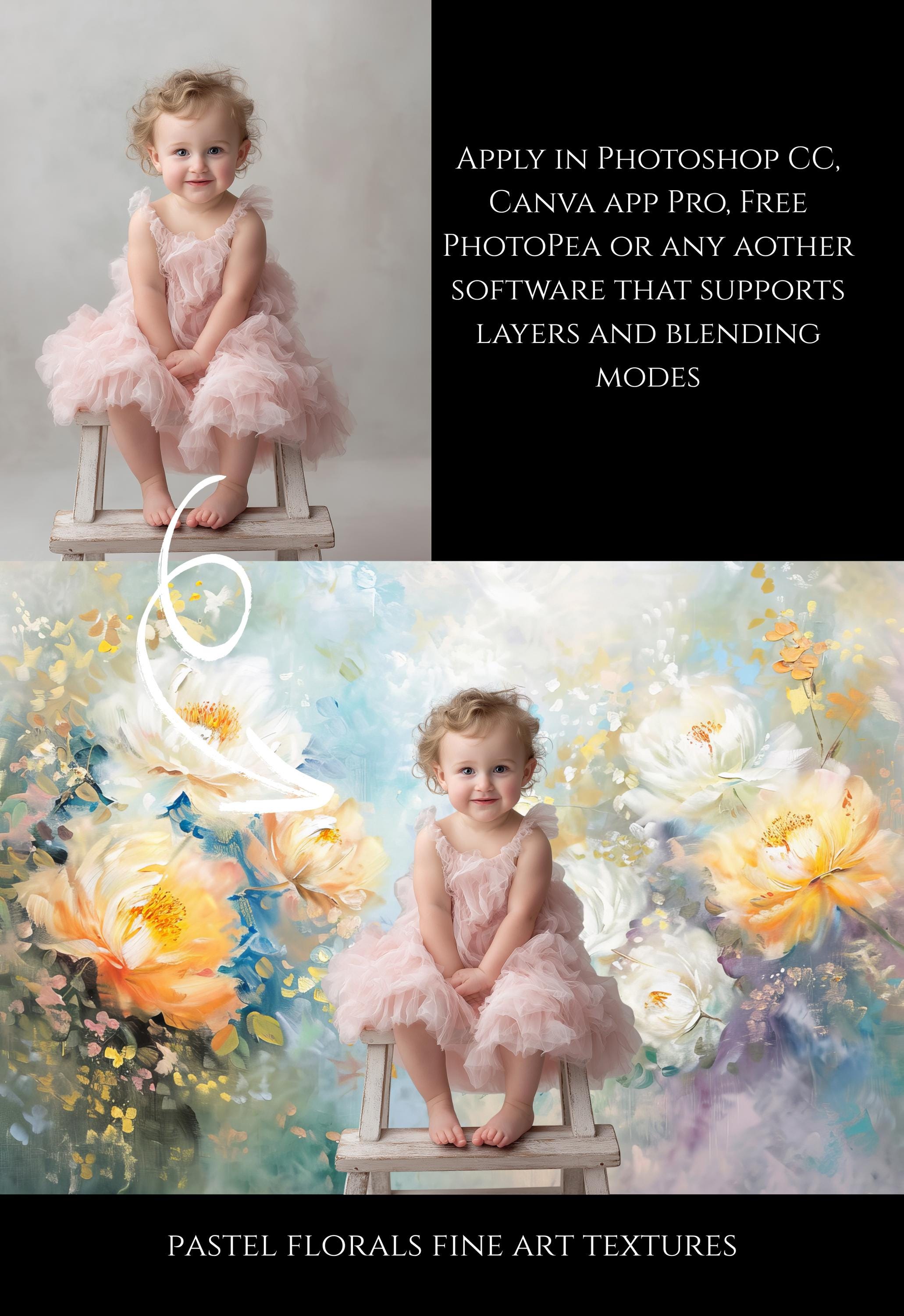 Pastel Floral Fine Art Textures