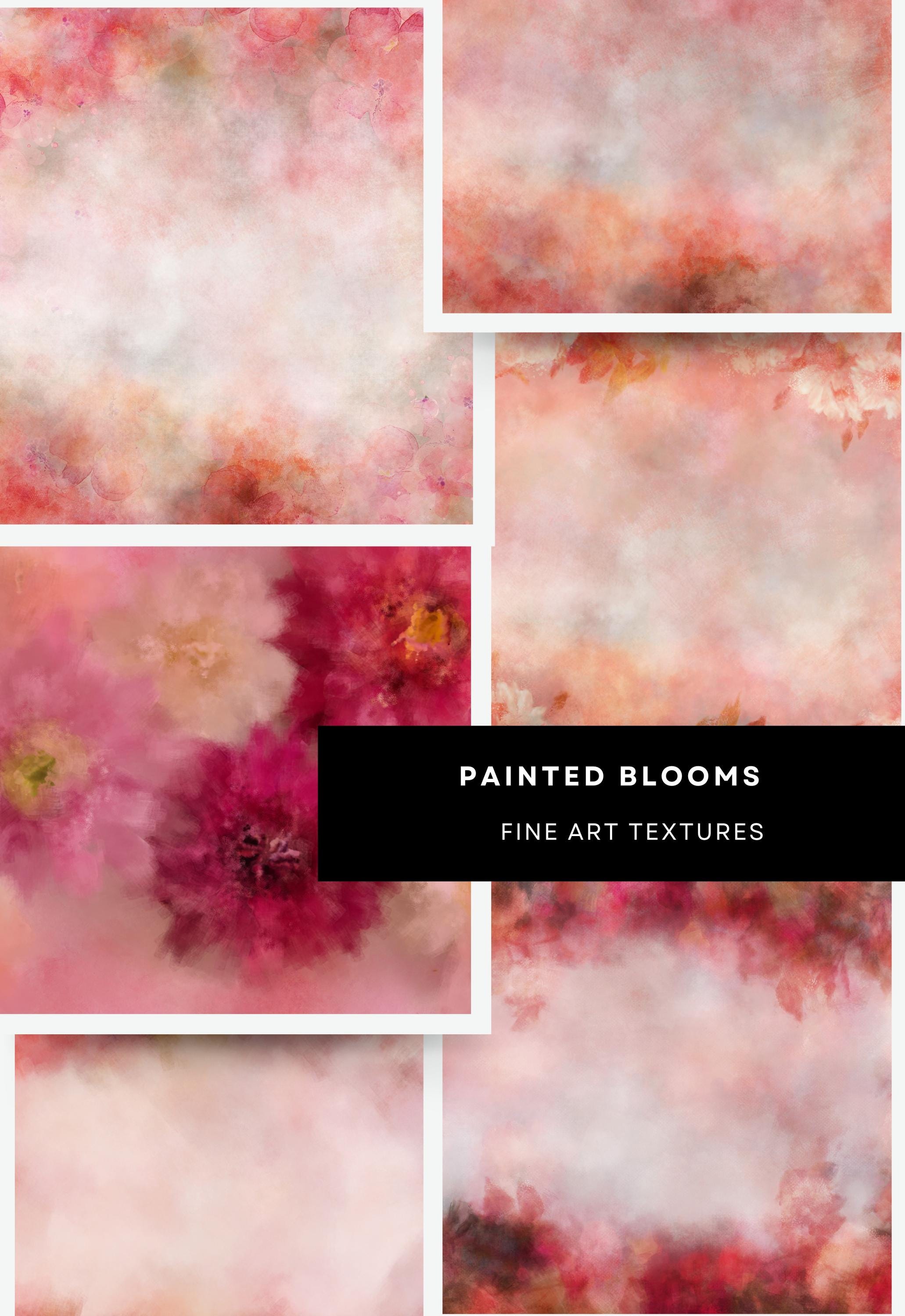 Painted Florals Fine Art Textures