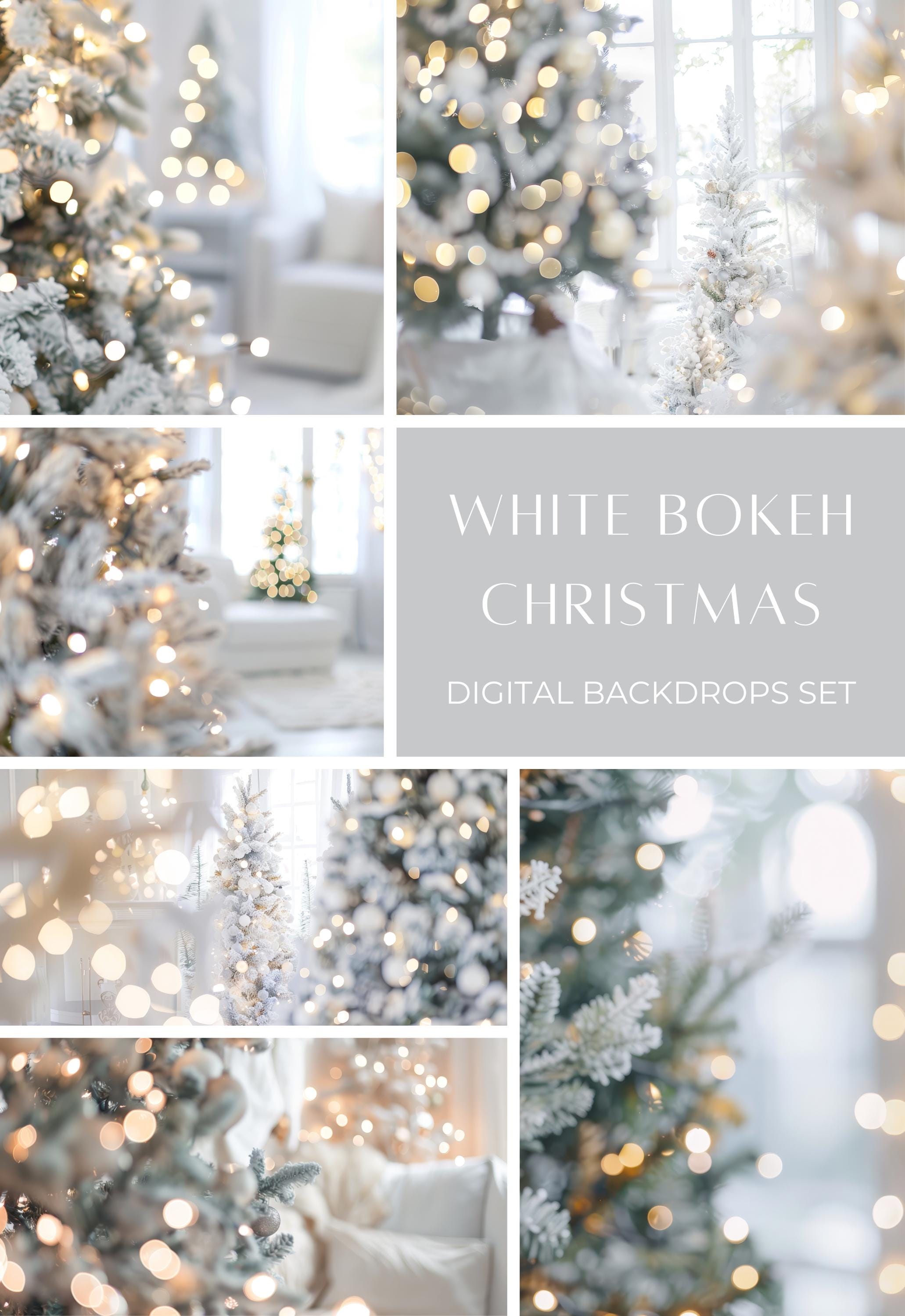 Christmas Soft Bokeh Studio Digital Backdrops Bundle Offer