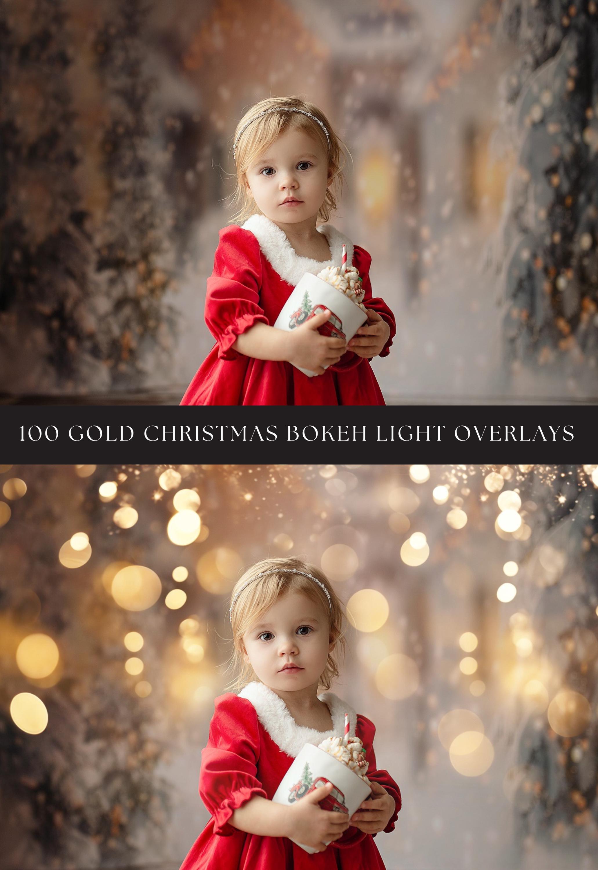 Christmas Bokeh Light Overlays Bundle Offer