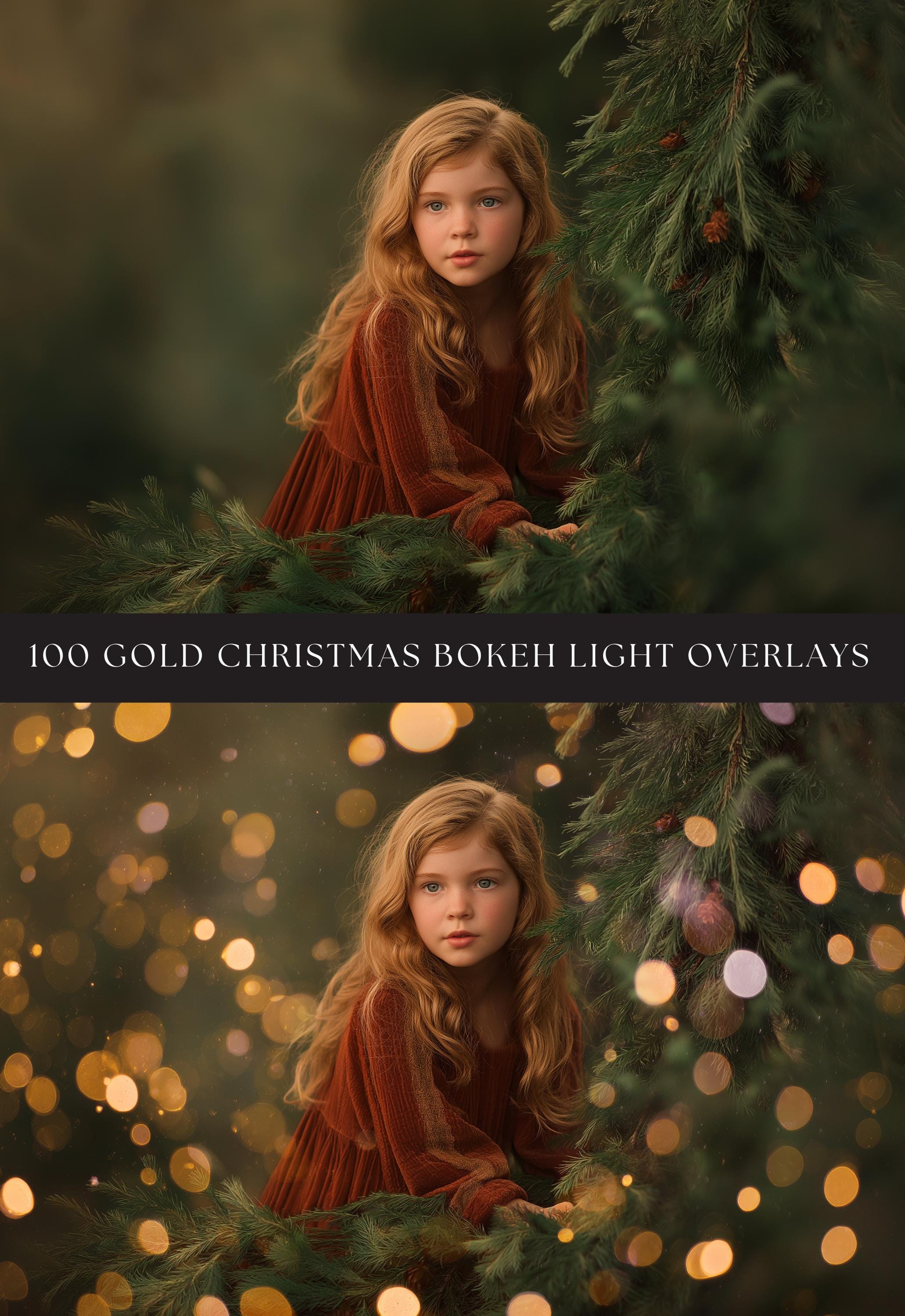 Christmas Bokeh Light Overlays Bundle Offer
