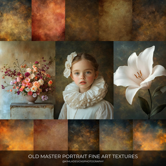 Old Master Portrait Fine Art Textures