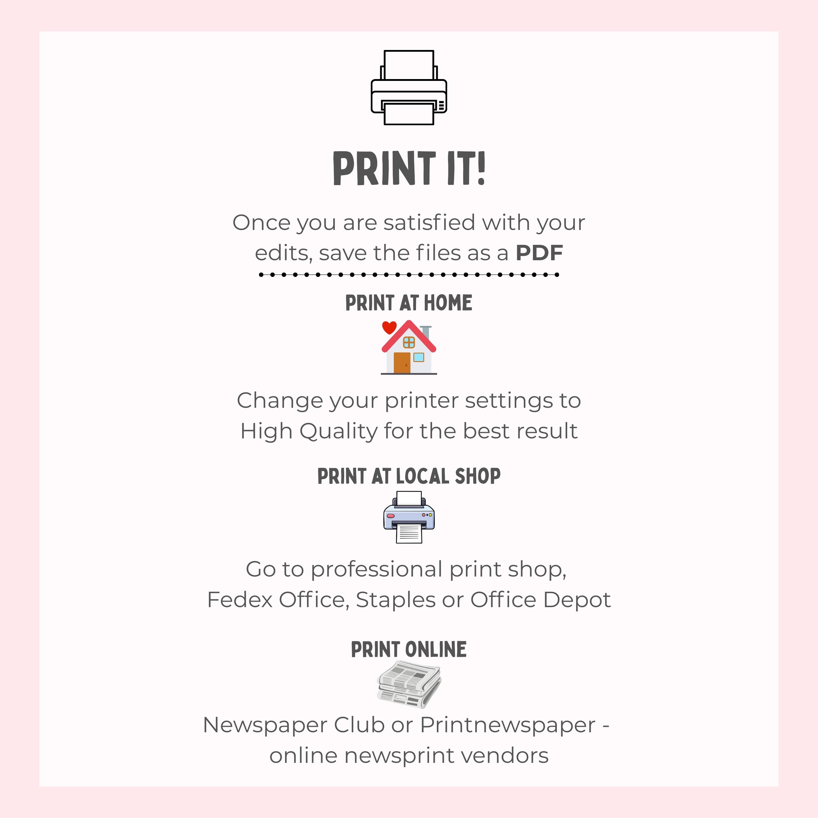 Editable Studio Photography Newspaper Template