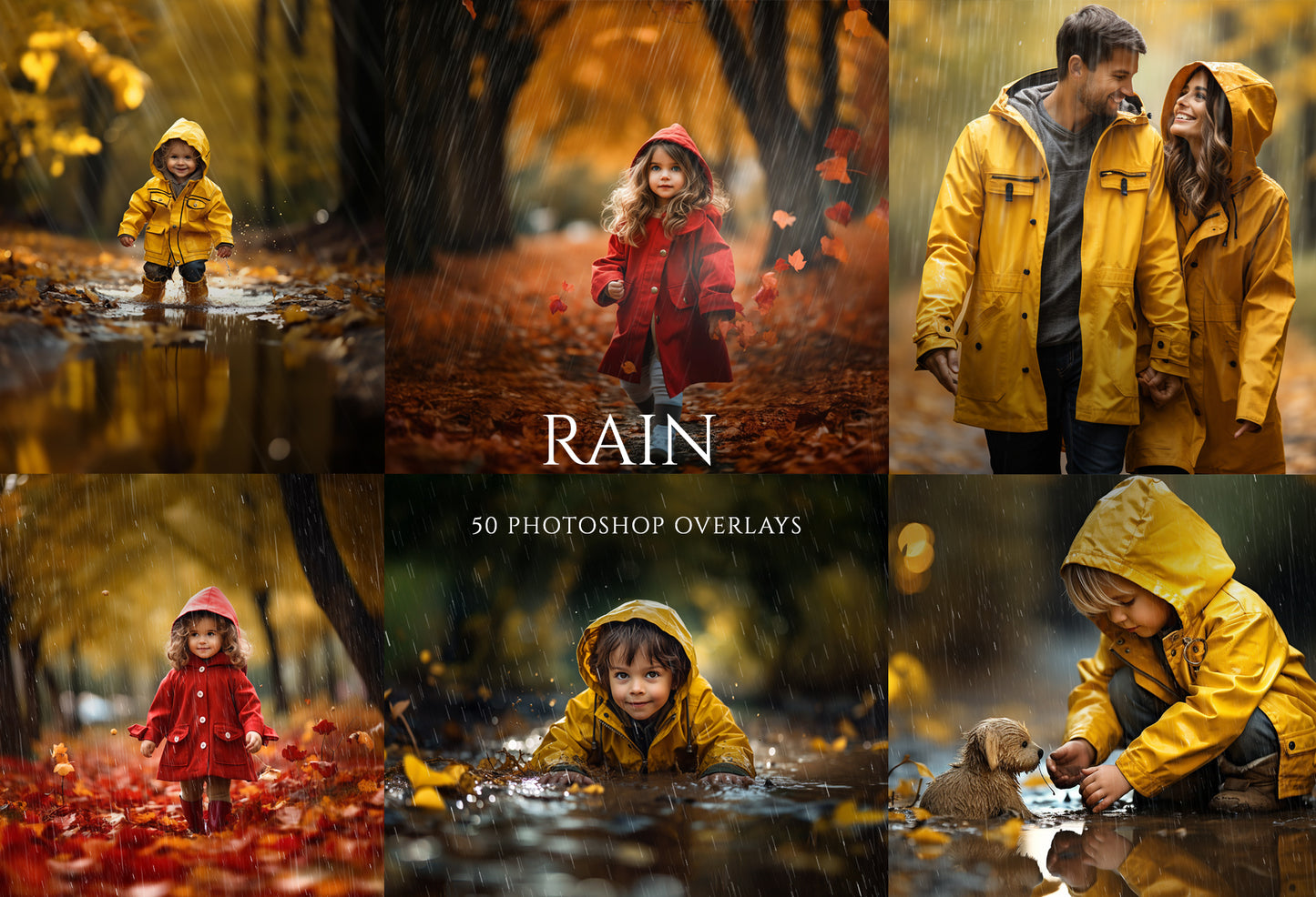 Rain Photo Overlays