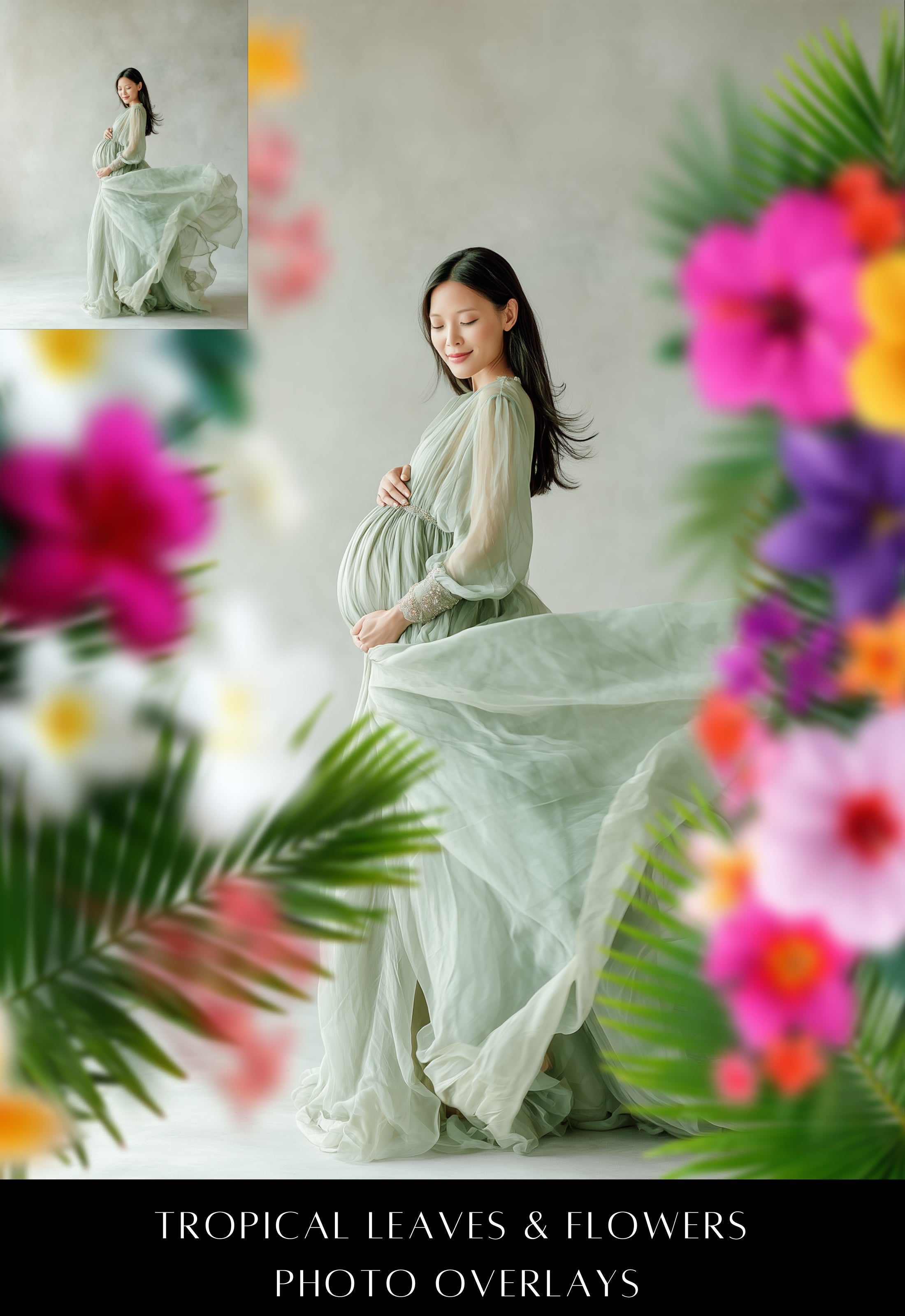 40 Tropical Photo Overlays