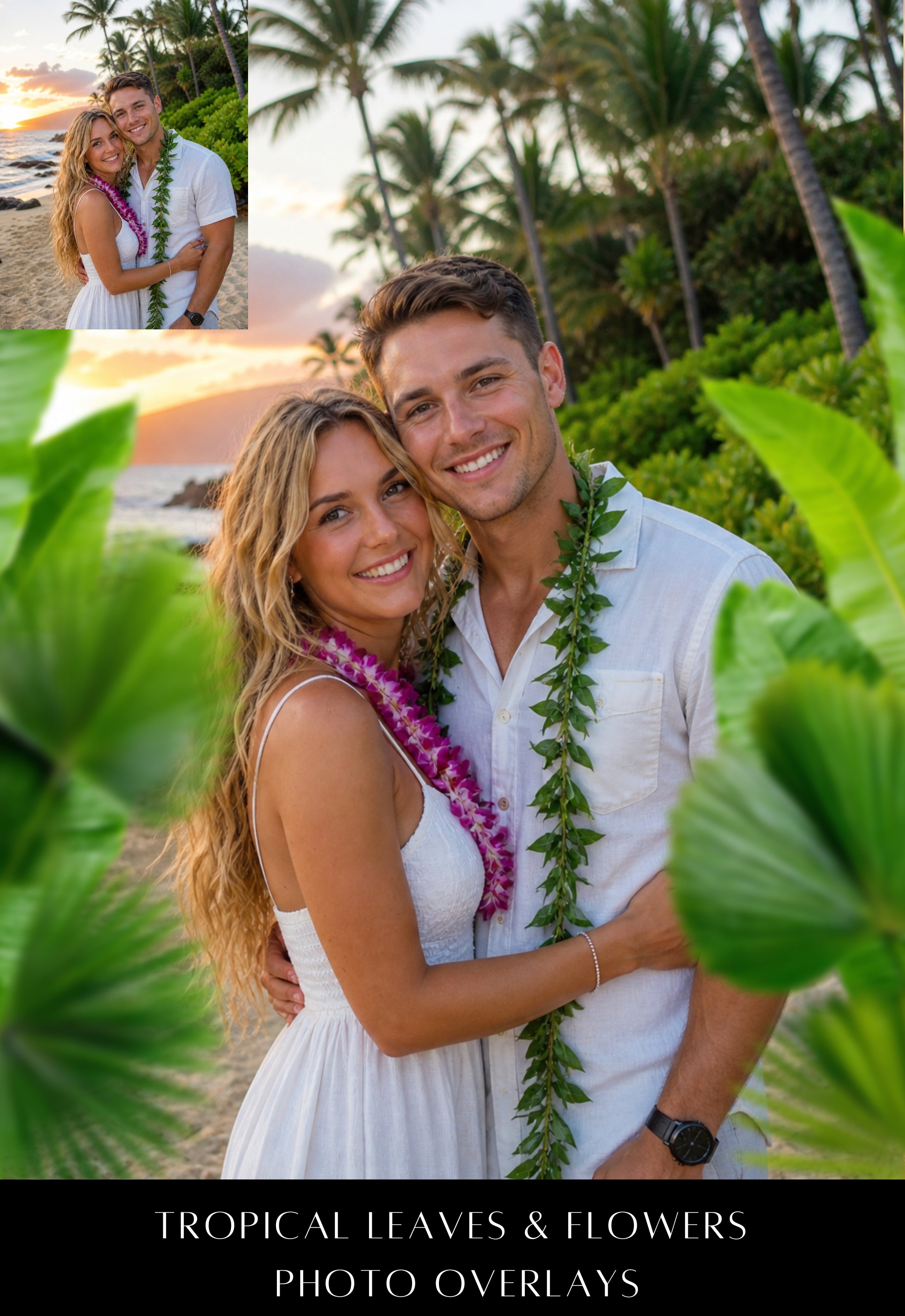40 Tropical Photo Overlays