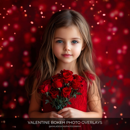 Valentines Bokeh Photo Overlays