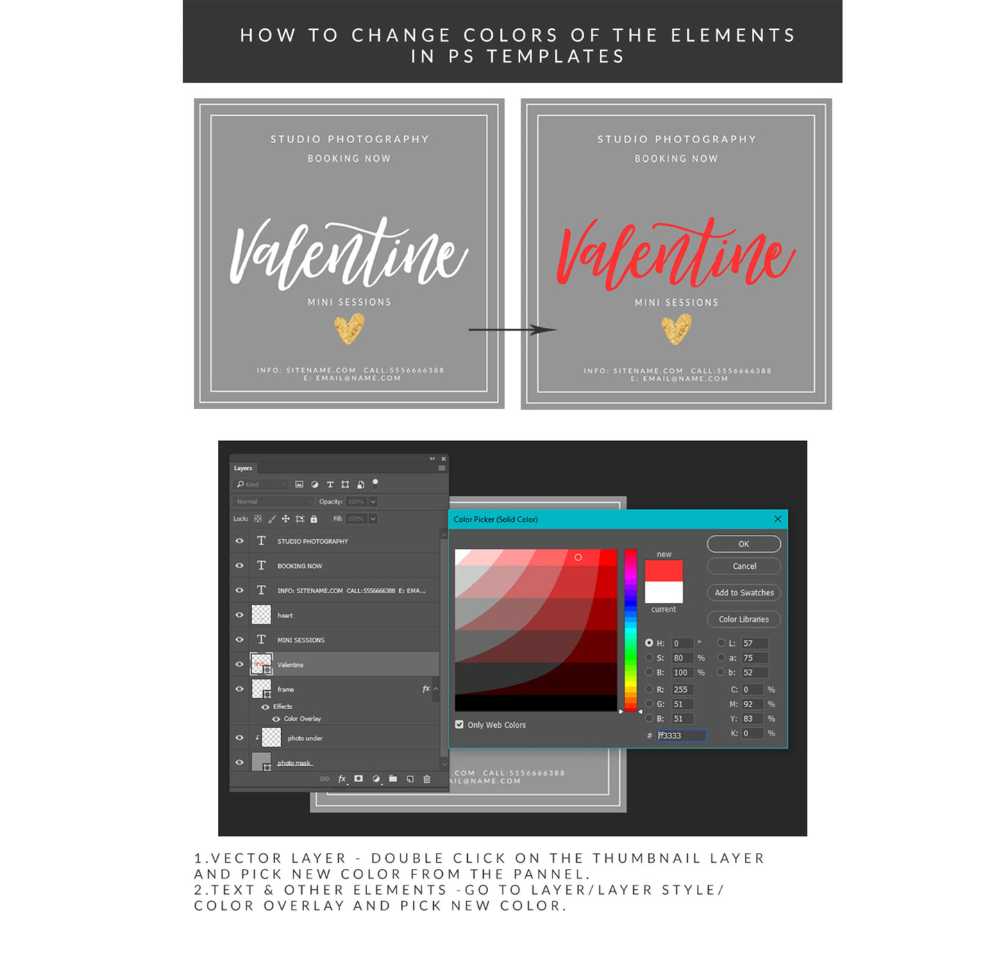 Photography Pricing Guide Template