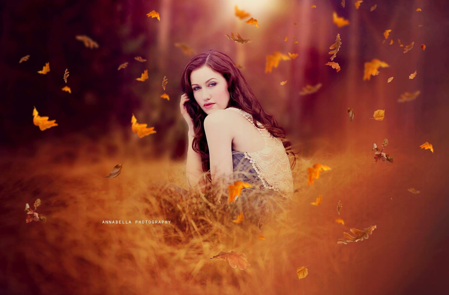 Falling Leaves Photo Overlays - Photoshop Overlays, Digital Backgrounds and Lightroom Presets