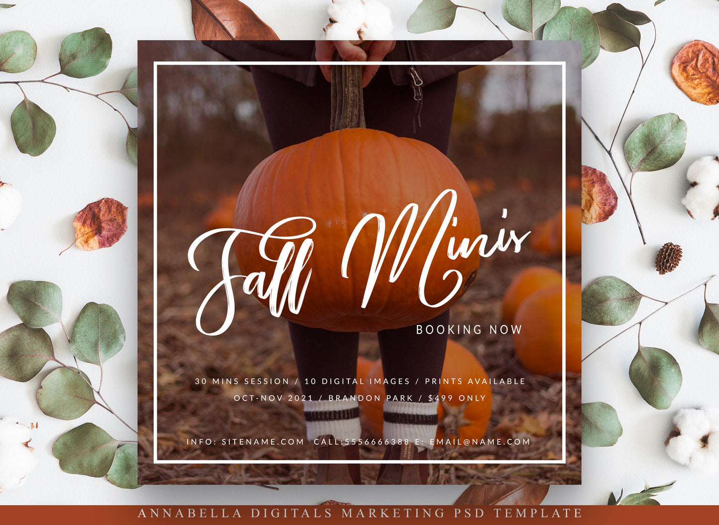 Fall Mini Session Template