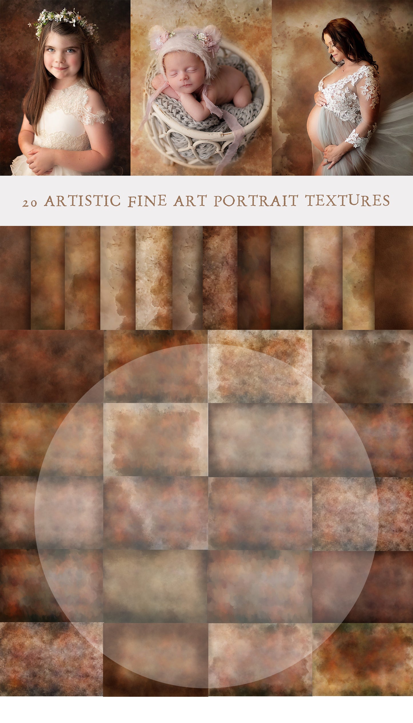 Artistic Portrait Fine Art Textures 01