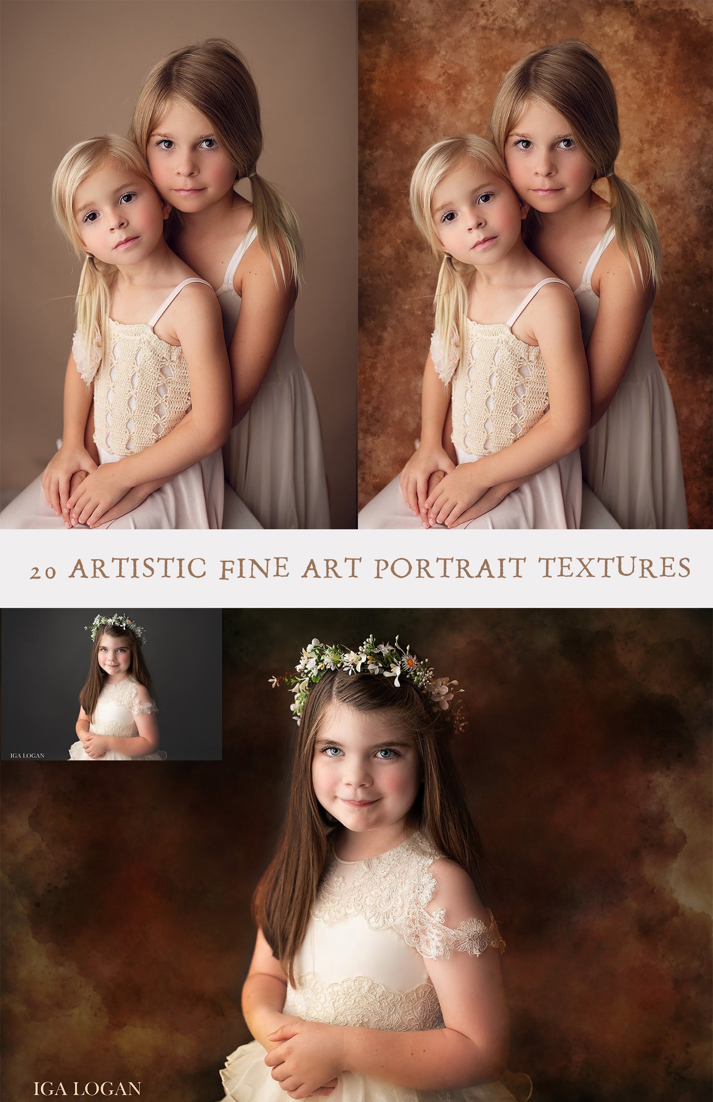 Artistic Portrait Fine Art Textures 01