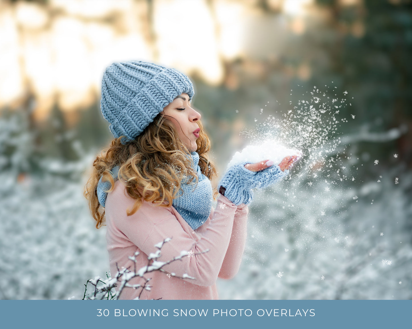 Blowing Snow Photo Overlays