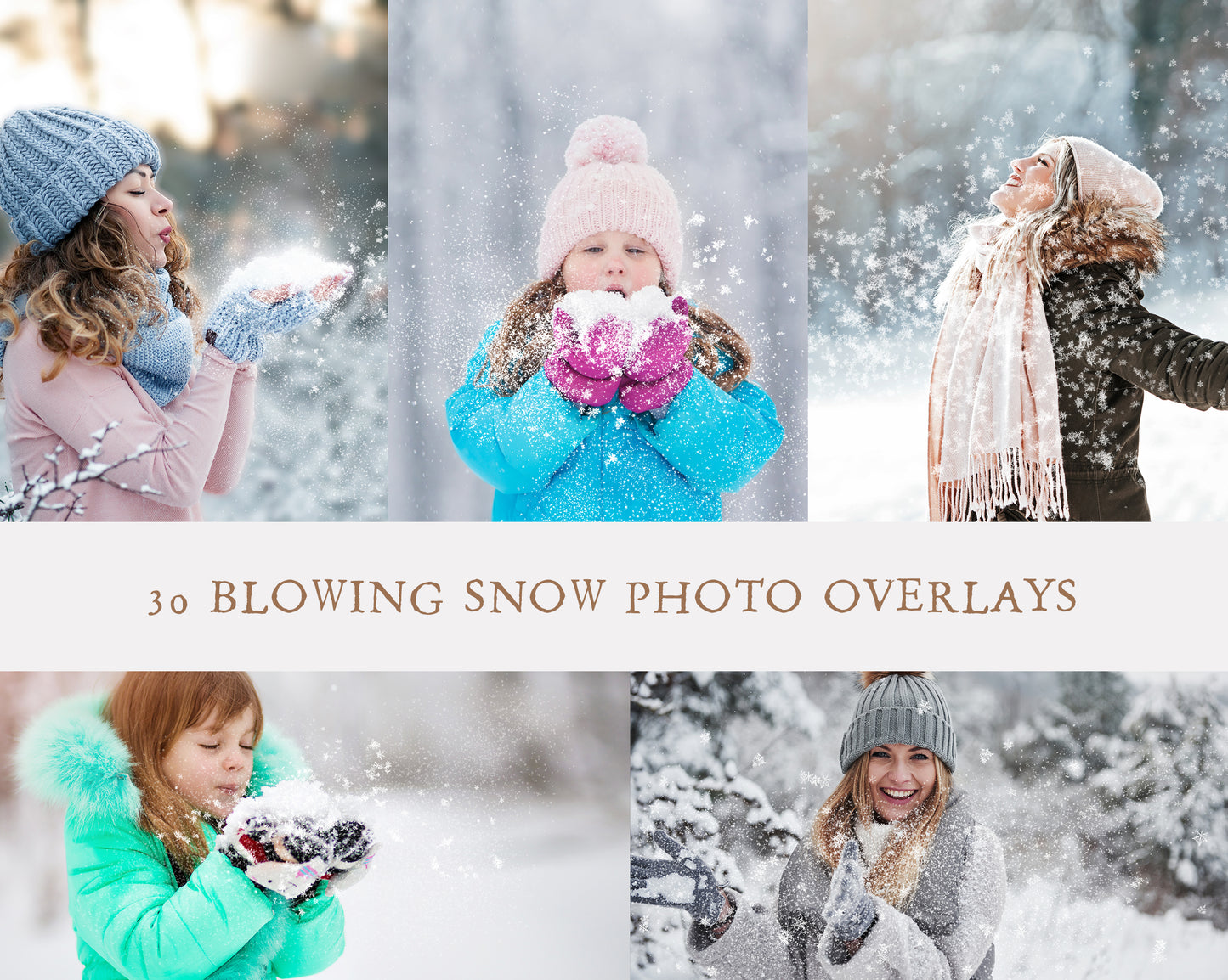 Blowing Snow Photo Overlays