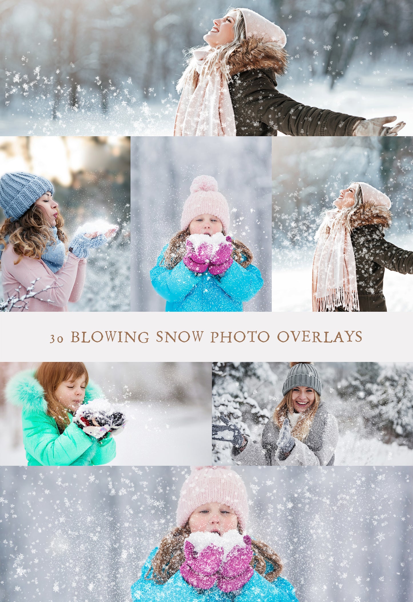 Blowing Snow Photo Overlays