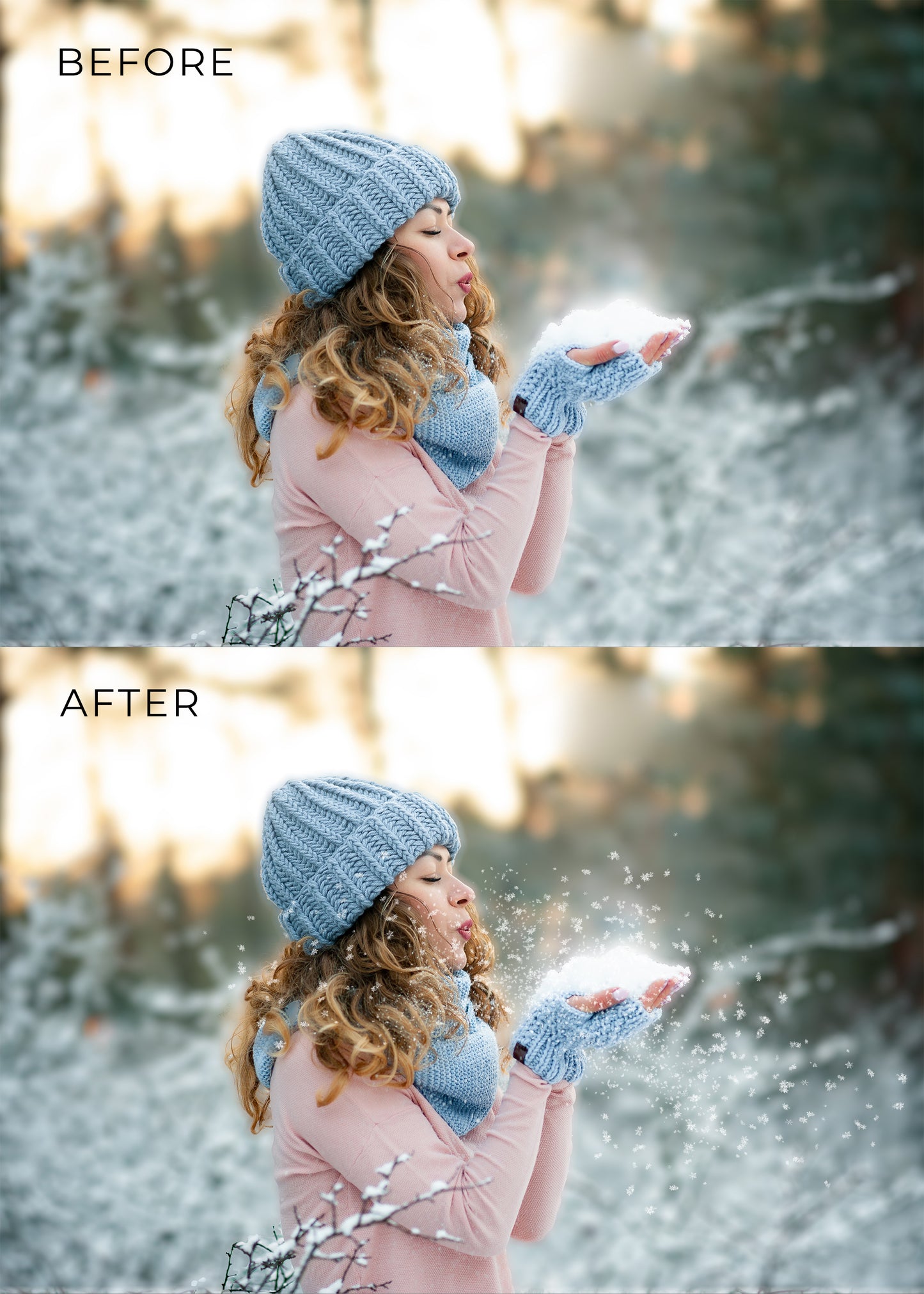 Blowing Snow Photo Overlays