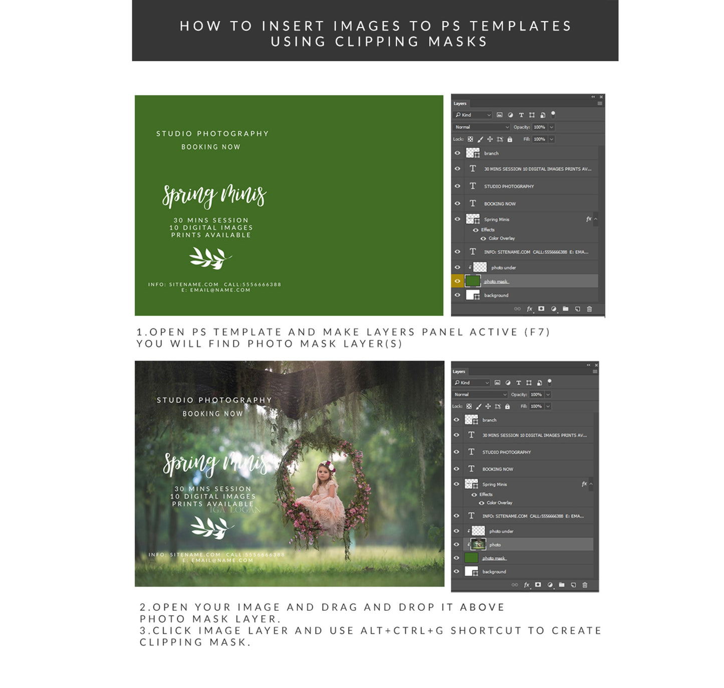 Photography Pricing Template